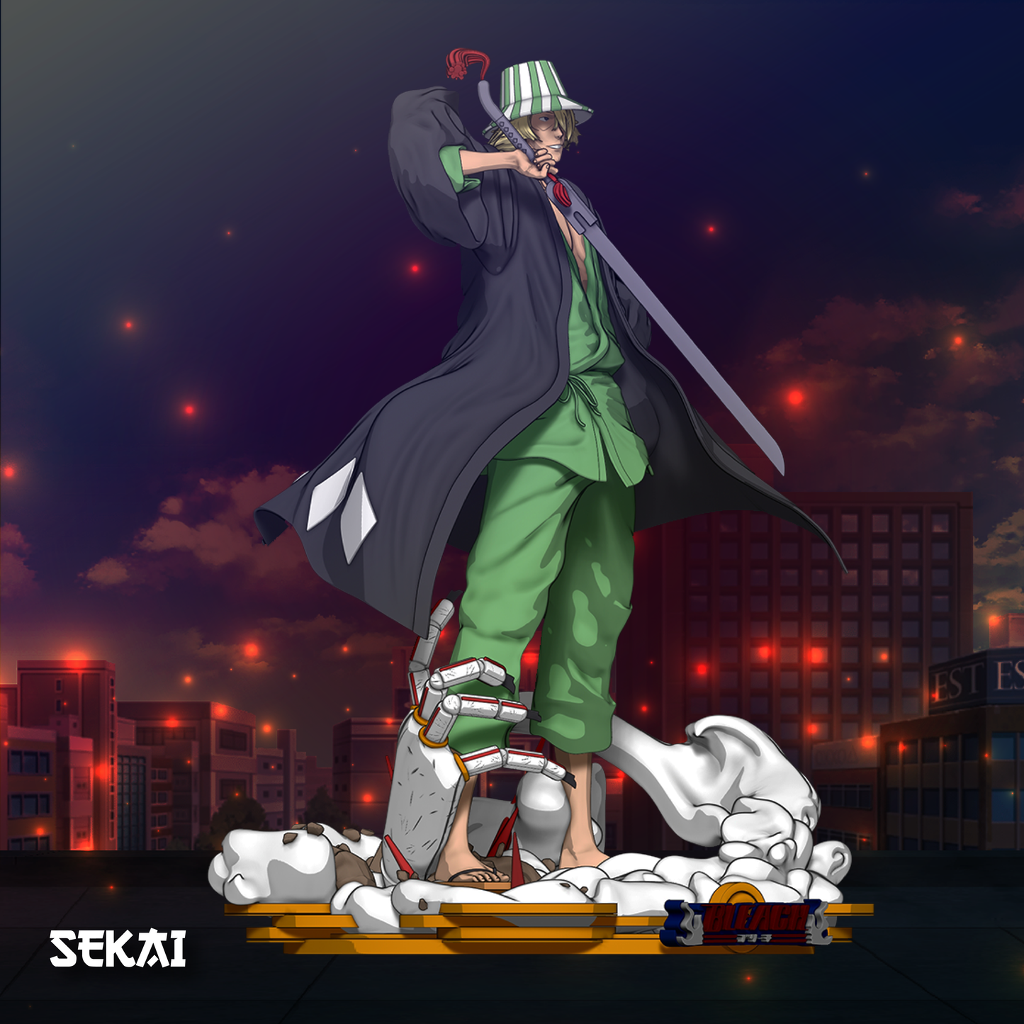 Kisuke - Unassembled and Unpainted Garage Kit - Model Designed by Sekai3D