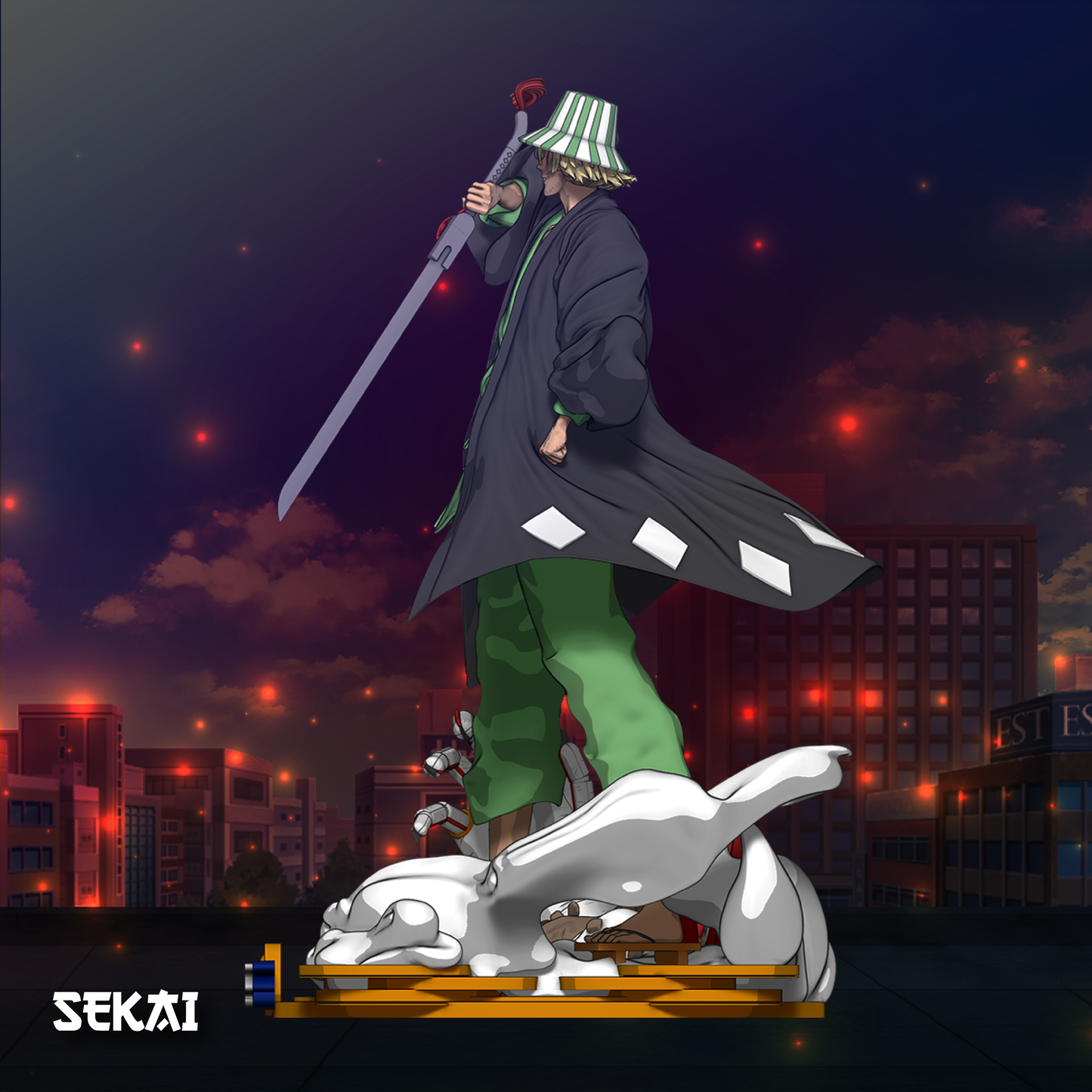 Kisuke - Unassembled and Unpainted Garage Kit - Model Designed by Sekai3D