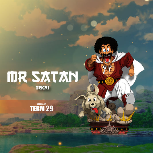 Mr. Satan (Hercule) and Bee - Unassembled and Unpainted Garage Kit - Model Designed by Sekai3D