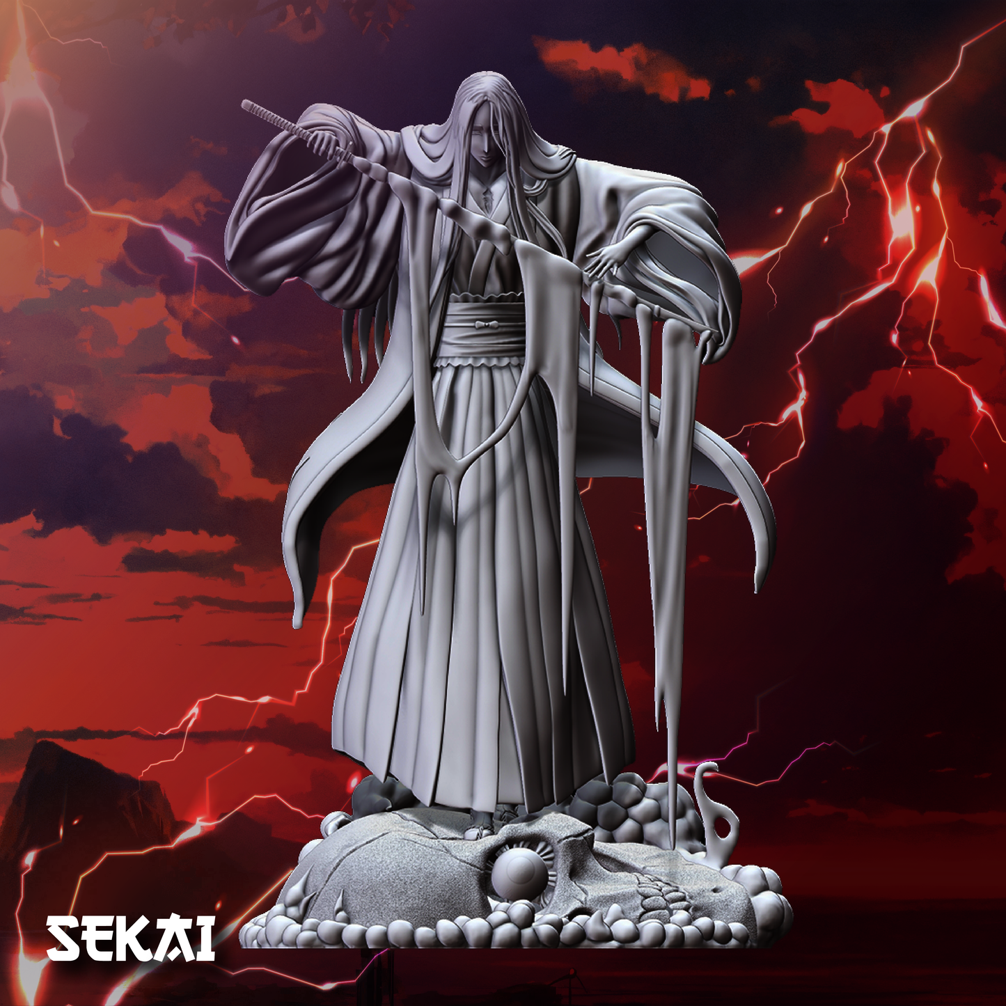 Unohara - Unassembled and Unpainted Garage Kit - Model Designed by Sekai3D