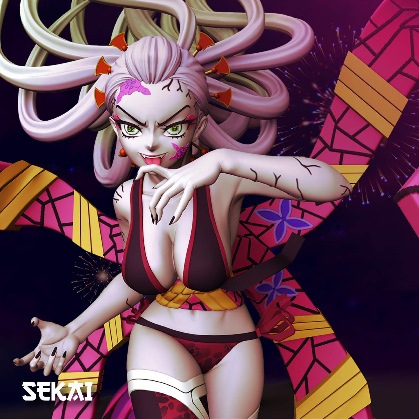 Daki - Unassembled and Unpainted Garage Kit - Model Designed by Sekai3D