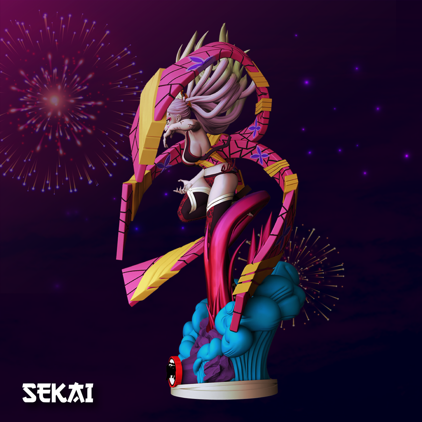 Daki - Unassembled and Unpainted Garage Kit - Model Designed by Sekai3D