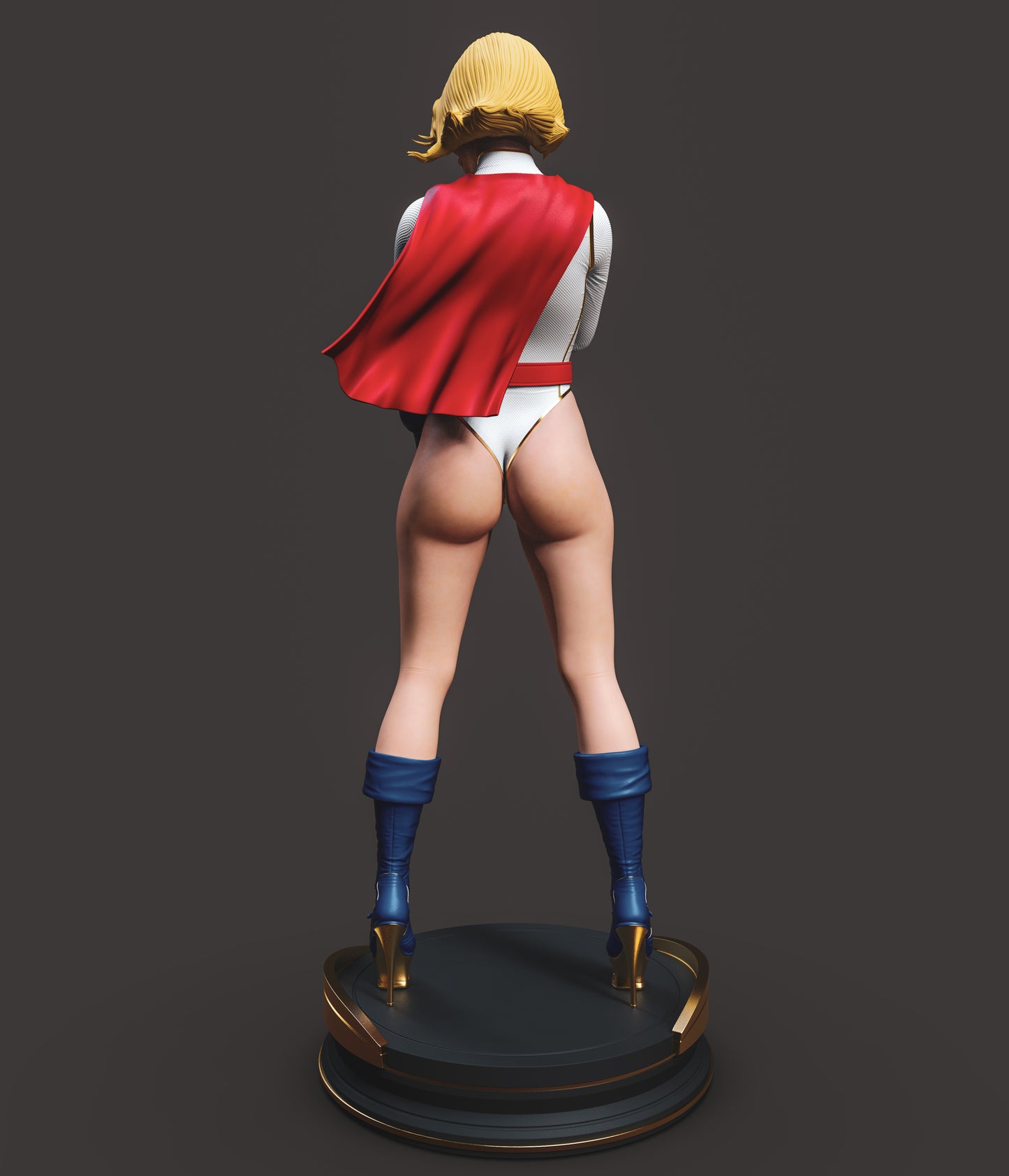 Power Girl - Unassembled and Unpainted Garage Kit - Model Designed by Abe3d/Dellas