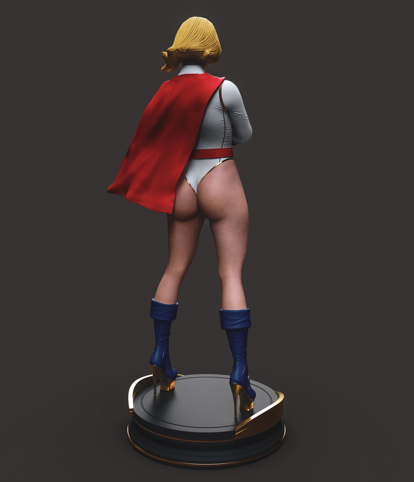 Power Girl - Unassembled and Unpainted Garage Kit - Model Designed by Abe3d/Dellas