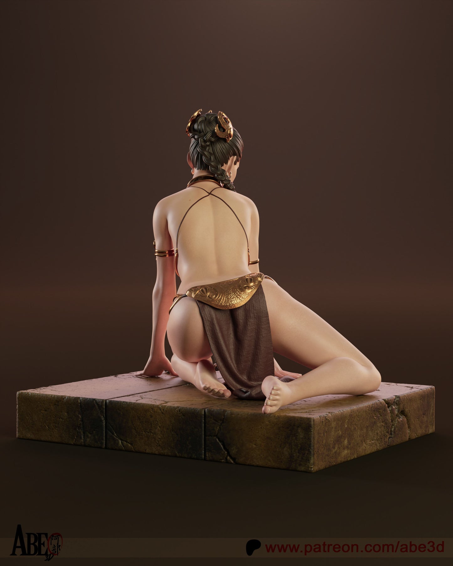 Princess Leia - Unassembled and Unpainted Garage Kit - Model Designed by Abe3D