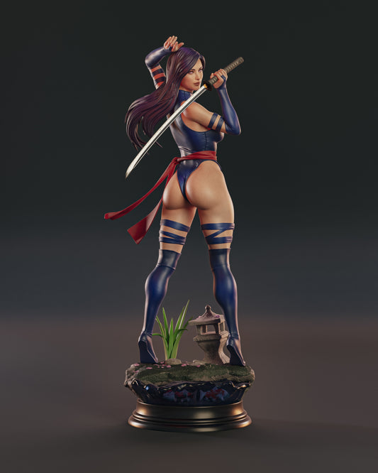 Psylocke - Unassembled and Unpainted Garage Kit - Model Designed by Abe3d