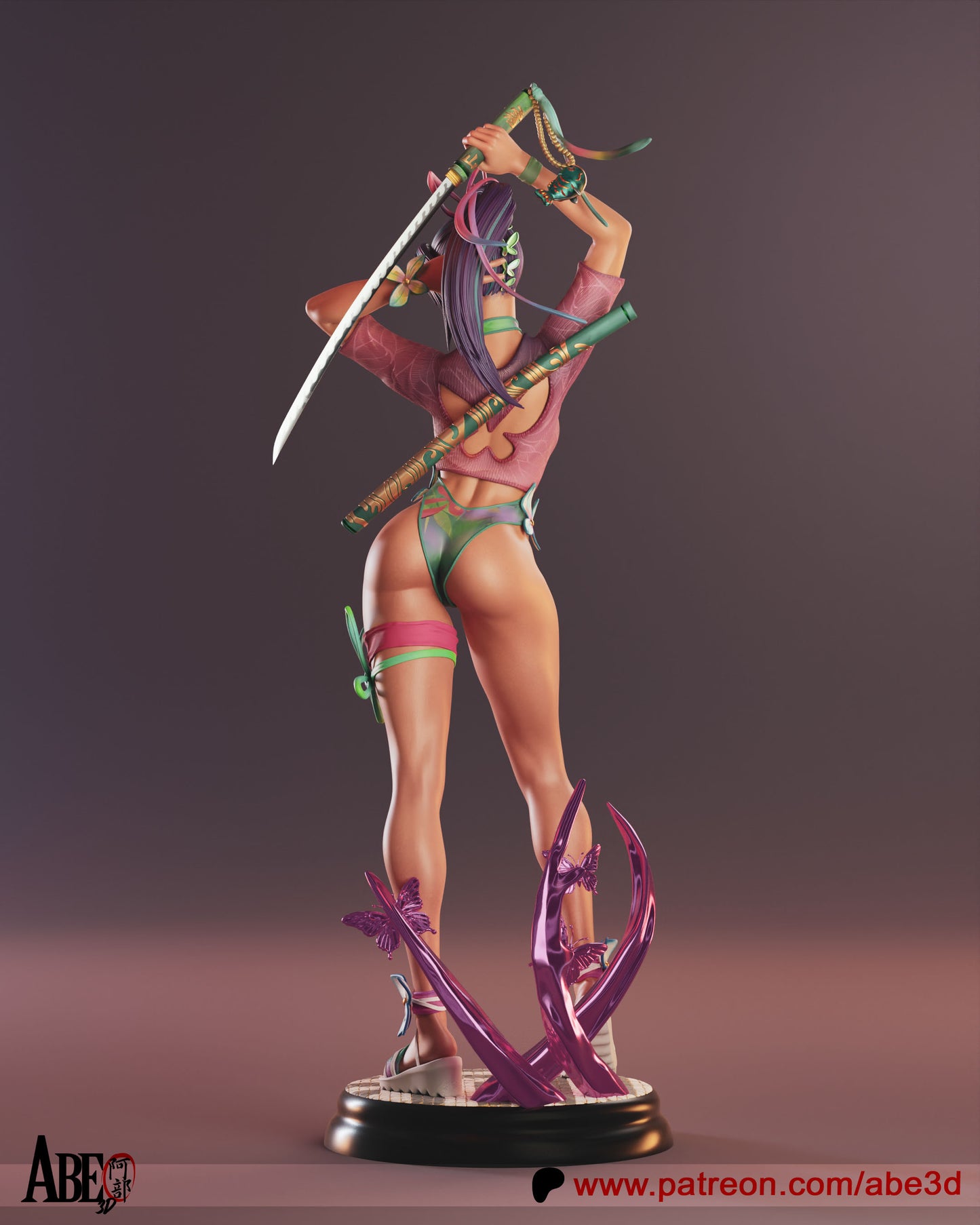 Psylocke Marvel Rivals - Unassembled and Unpainted Garage Kit (TORSO VARIANT INCLUDED) - Model Designed by Abe3D