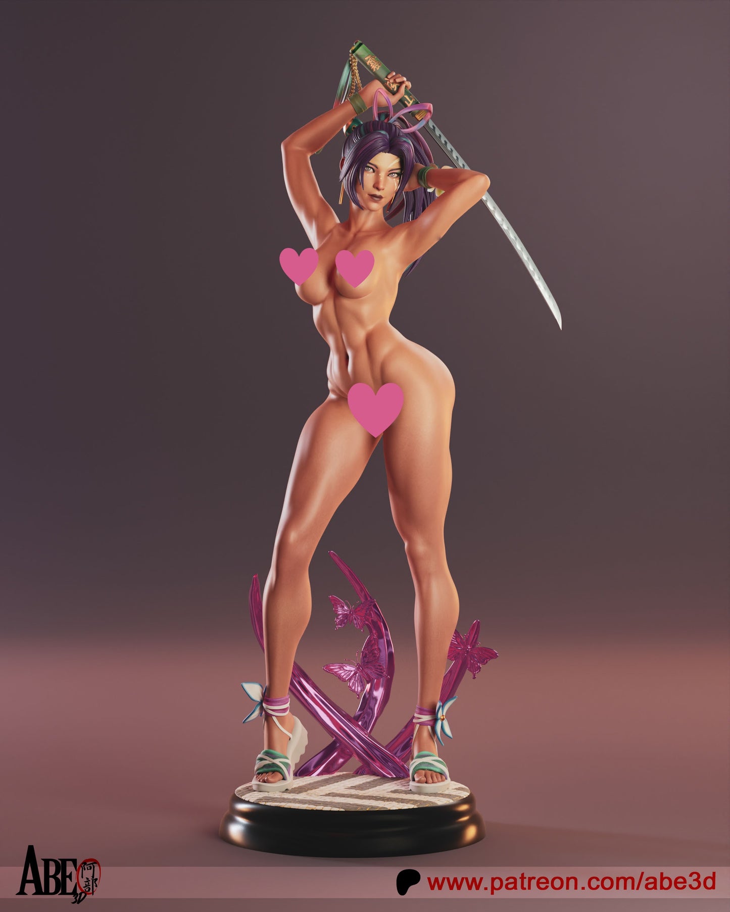 Psylocke Marvel Rivals NSFW - Unassembled and Unpainted Garage Kit - Model Designed by Abe3D