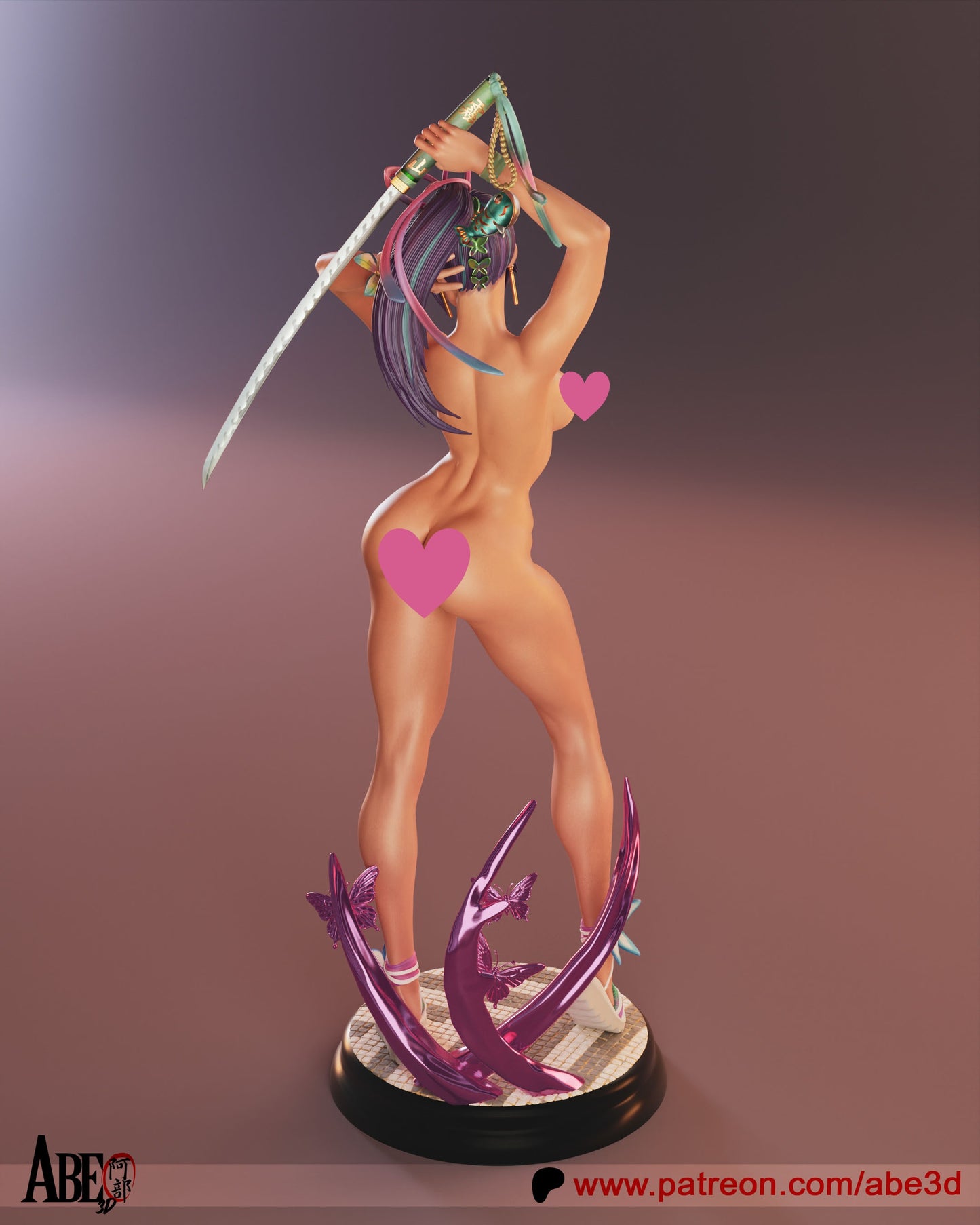 Psylocke Marvel Rivals NSFW - Unassembled and Unpainted Garage Kit - Model Designed by Abe3D