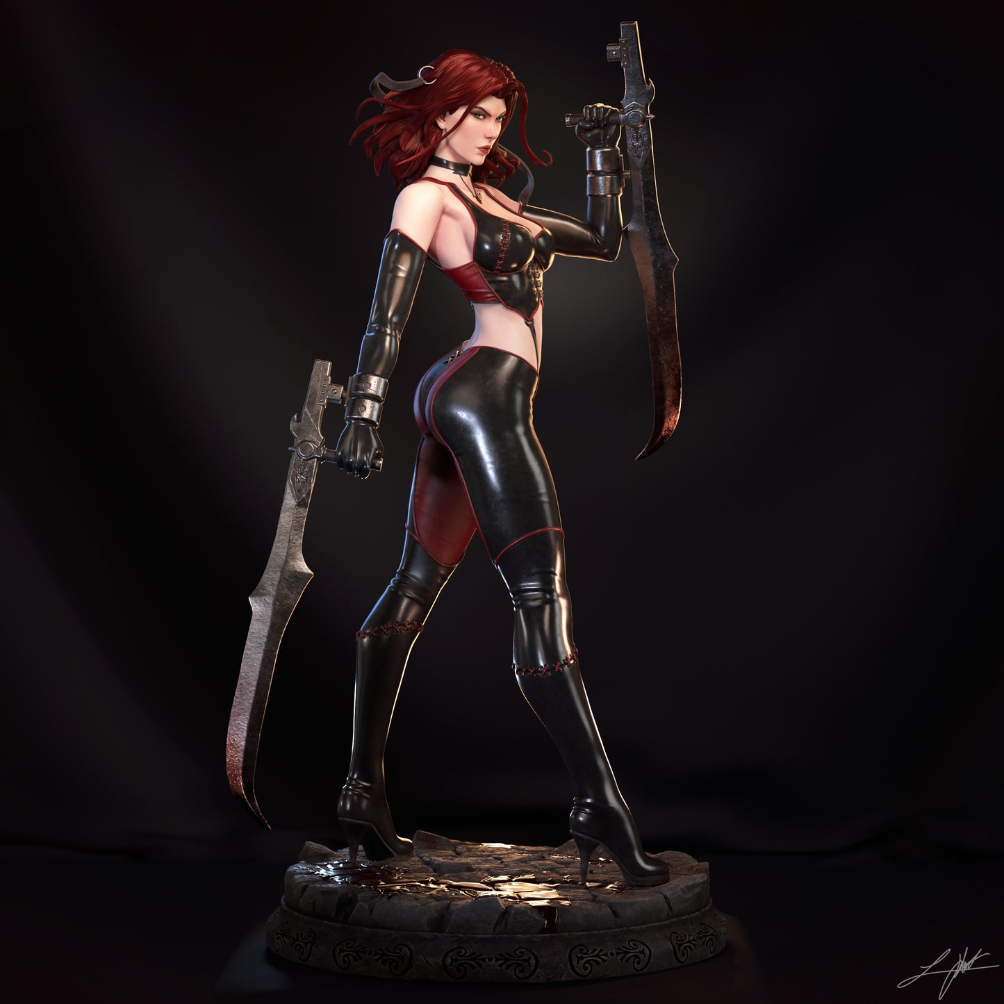 Rayne - Unassembled and Unpainted Garage Kit - Model Designed by Abe3d/Ramses