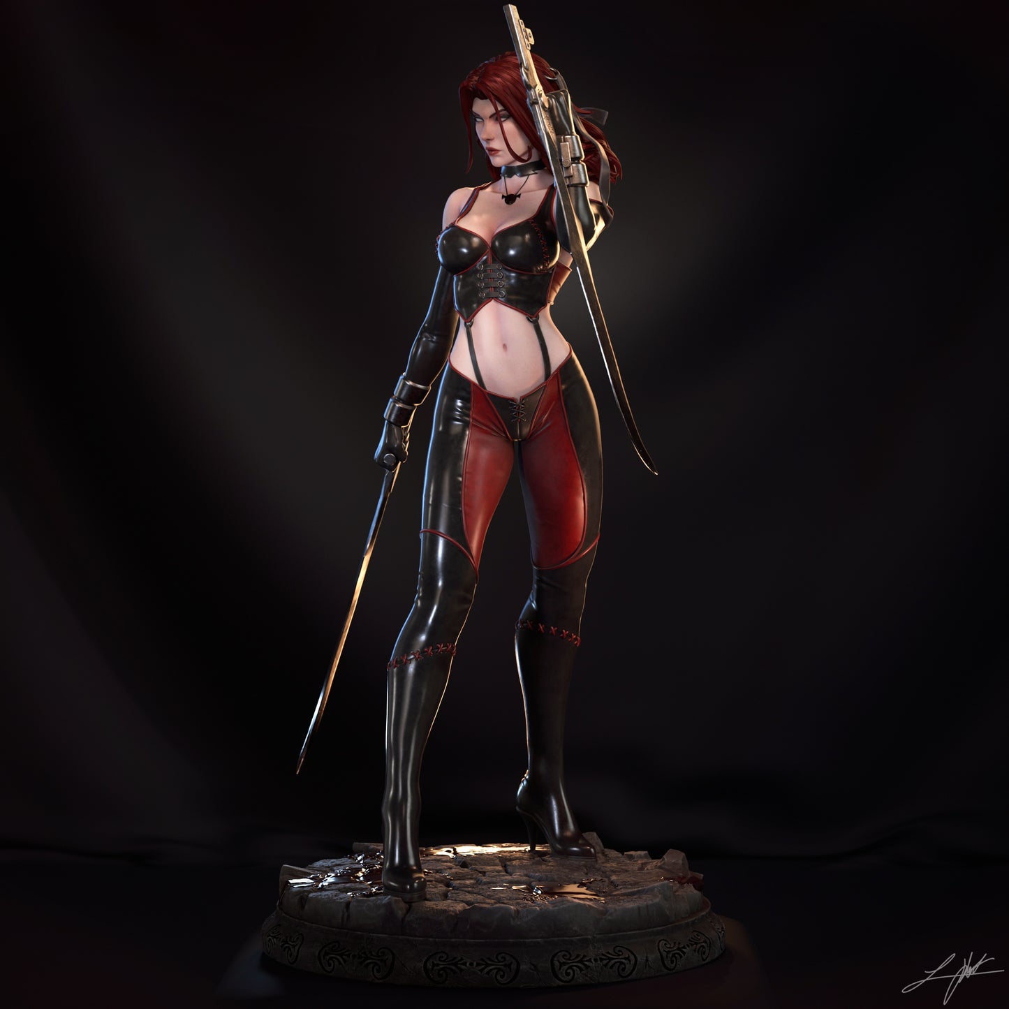 Rayne - Unassembled and Unpainted Garage Kit - Model Designed by Abe3d/Ramses