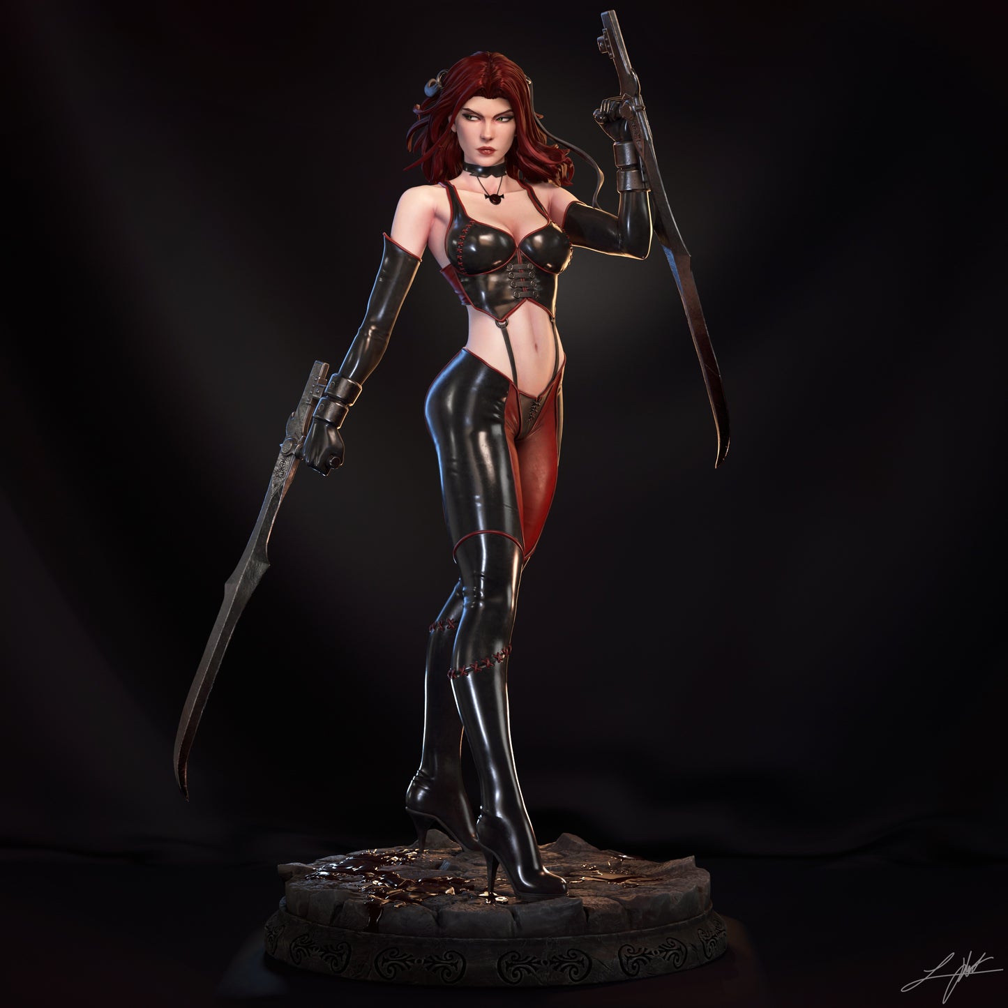 Rayne - Unassembled and Unpainted Garage Kit - Model Designed by Abe3d/Ramses