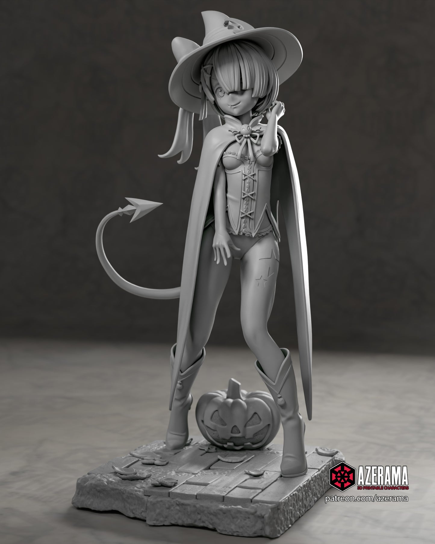 Spooky Ram - Unassembled and Unpainted Garage Kit - Model Designed by Azerama