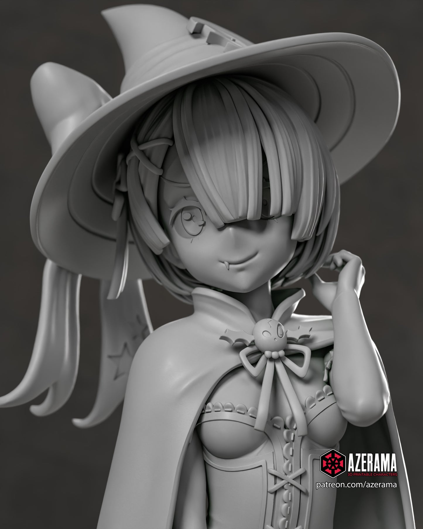 Spooky Ram - Unassembled and Unpainted Garage Kit - Model Designed by Azerama