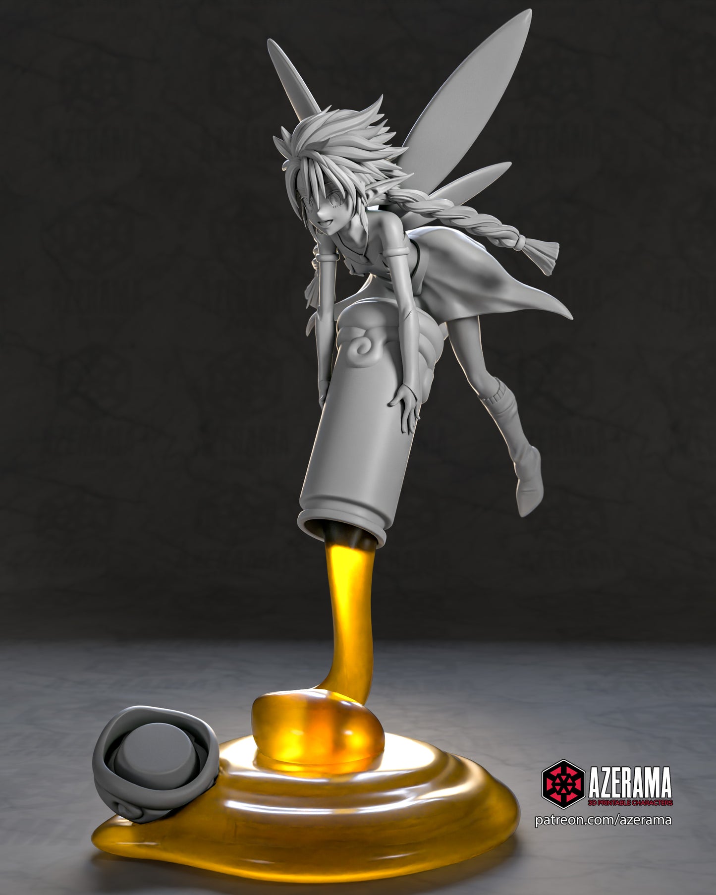 Ramris - Unassembled and Unpainted Garage Kit - Model Designed by Azerama