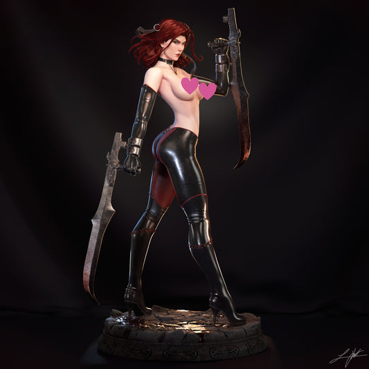 Rayne NSFW - Unassembled and Unpainted Garage Kit - Model Designed by Abe3D/Ramses