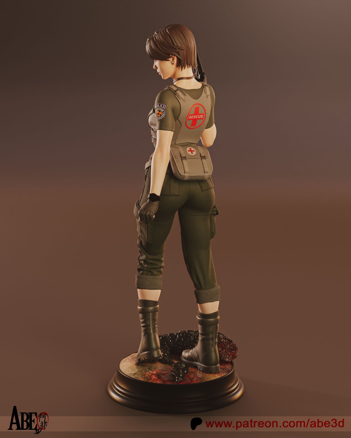 Rebecca Chambers - (VARIANT PARTS INCLUDED) Unassembled and Unpainted Garage Kit - Model Designed by Abd3D