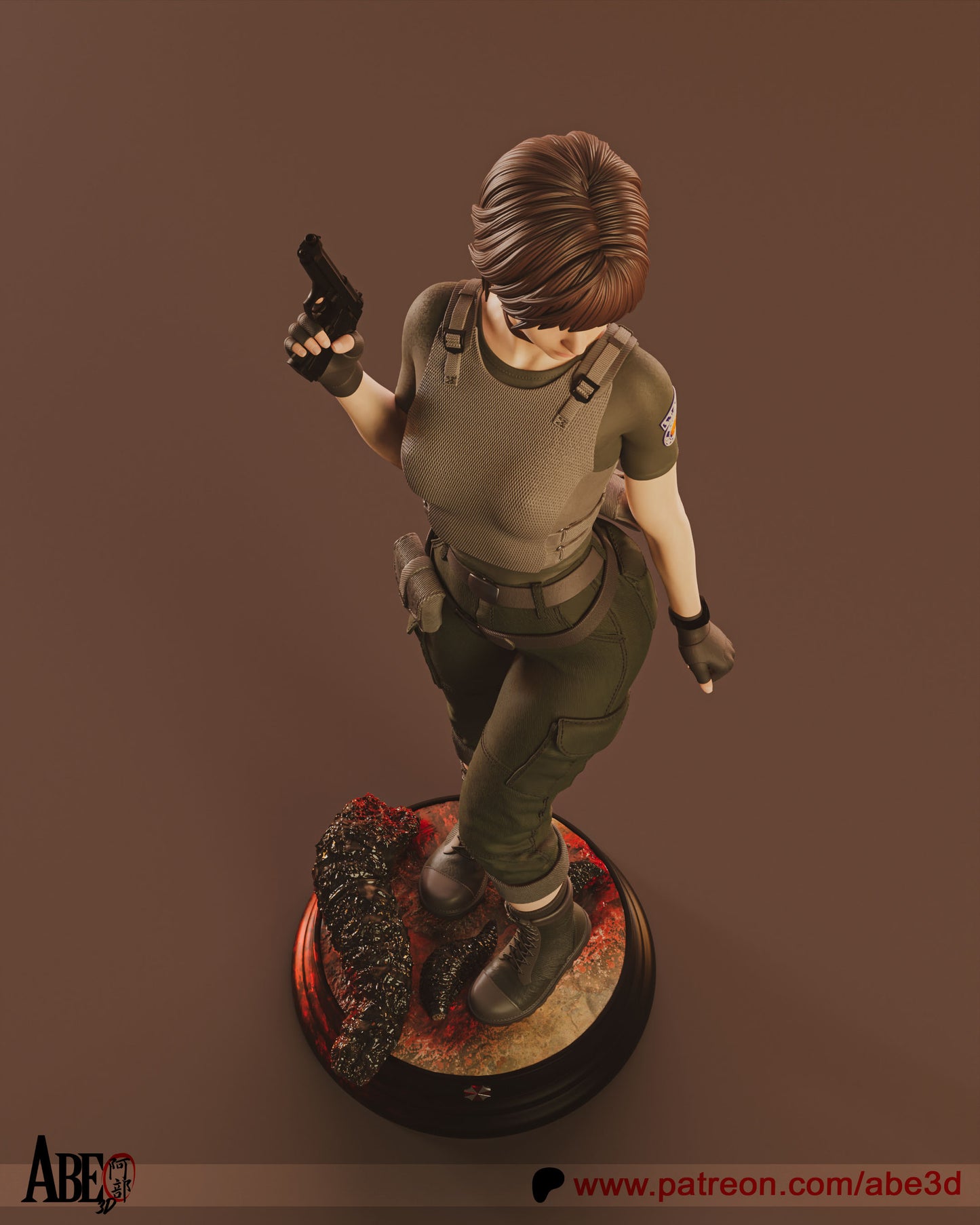 Rebecca Chambers - (VARIANT PARTS INCLUDED) Unassembled and Unpainted Garage Kit - Model Designed by Abd3D