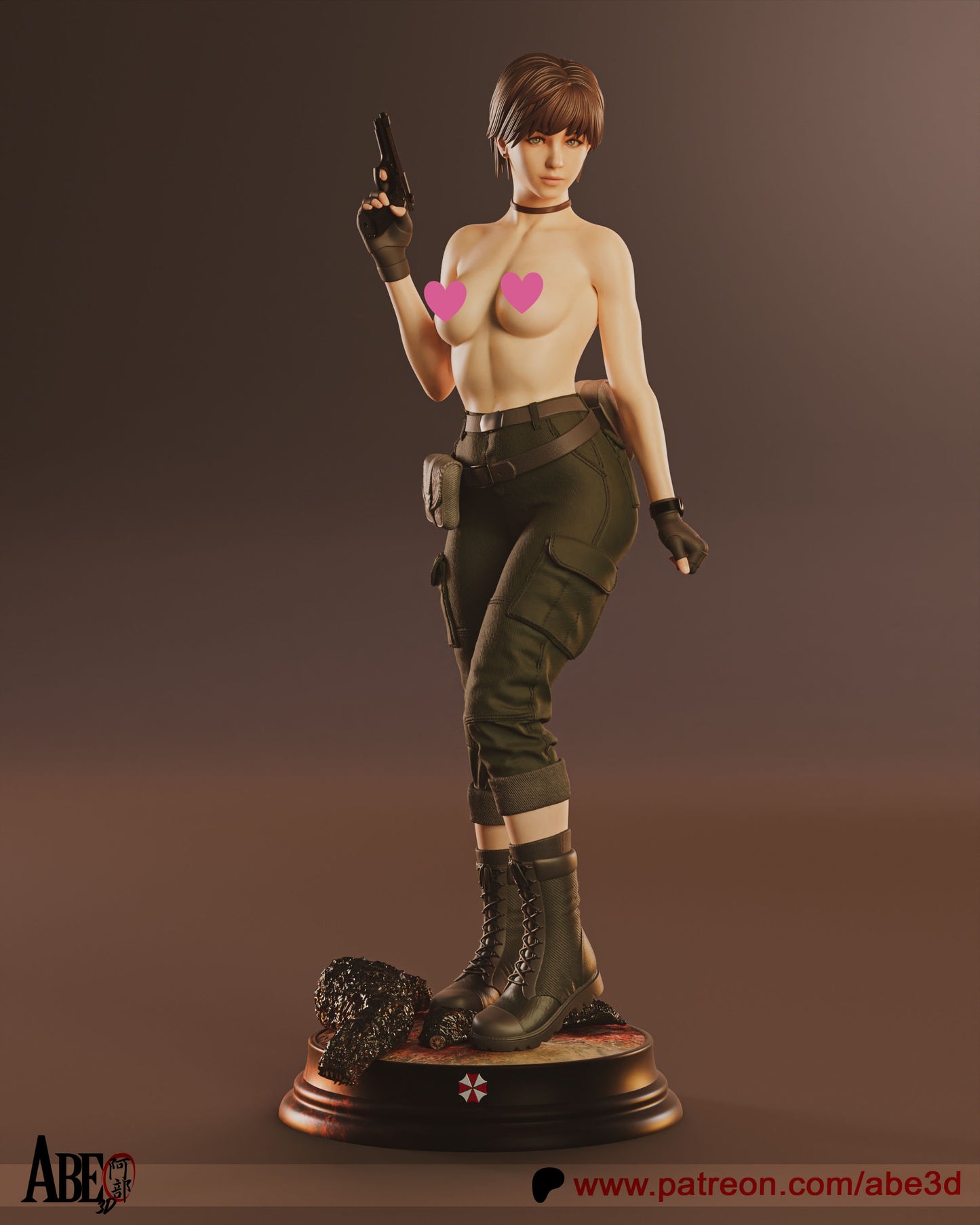 Rebecca Chambers NSFW - (VARIANT PARTS INCLUDED) Unassembled and Unpainted Garage Kit - Model Designed by Abd3D