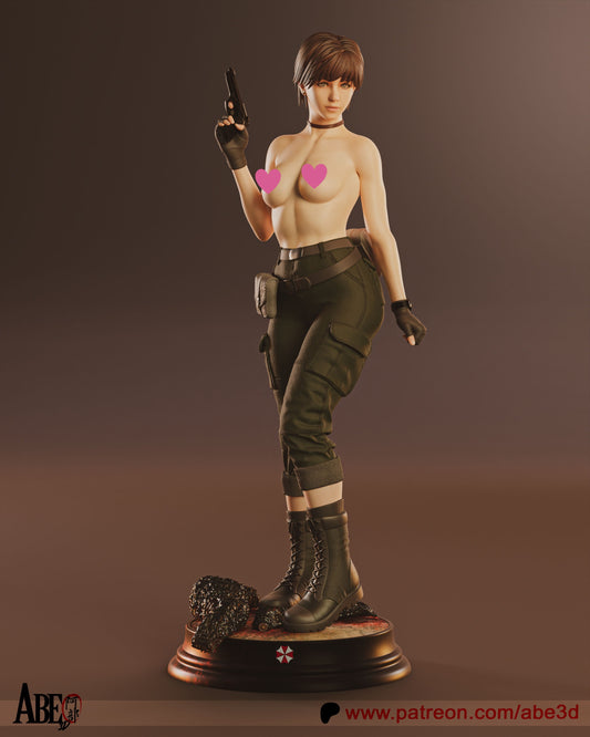 Rebecca Chambers NSFW - (VARIANT PARTS INCLUDED) Unassembled and Unpainted Garage Kit - Model Designed by Abd3D