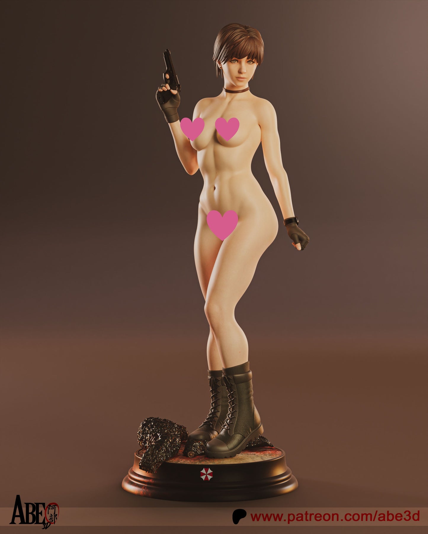 Rebecca Chambers NSFW - (VARIANT PARTS INCLUDED) Unassembled and Unpainted Garage Kit - Model Designed by Abd3D