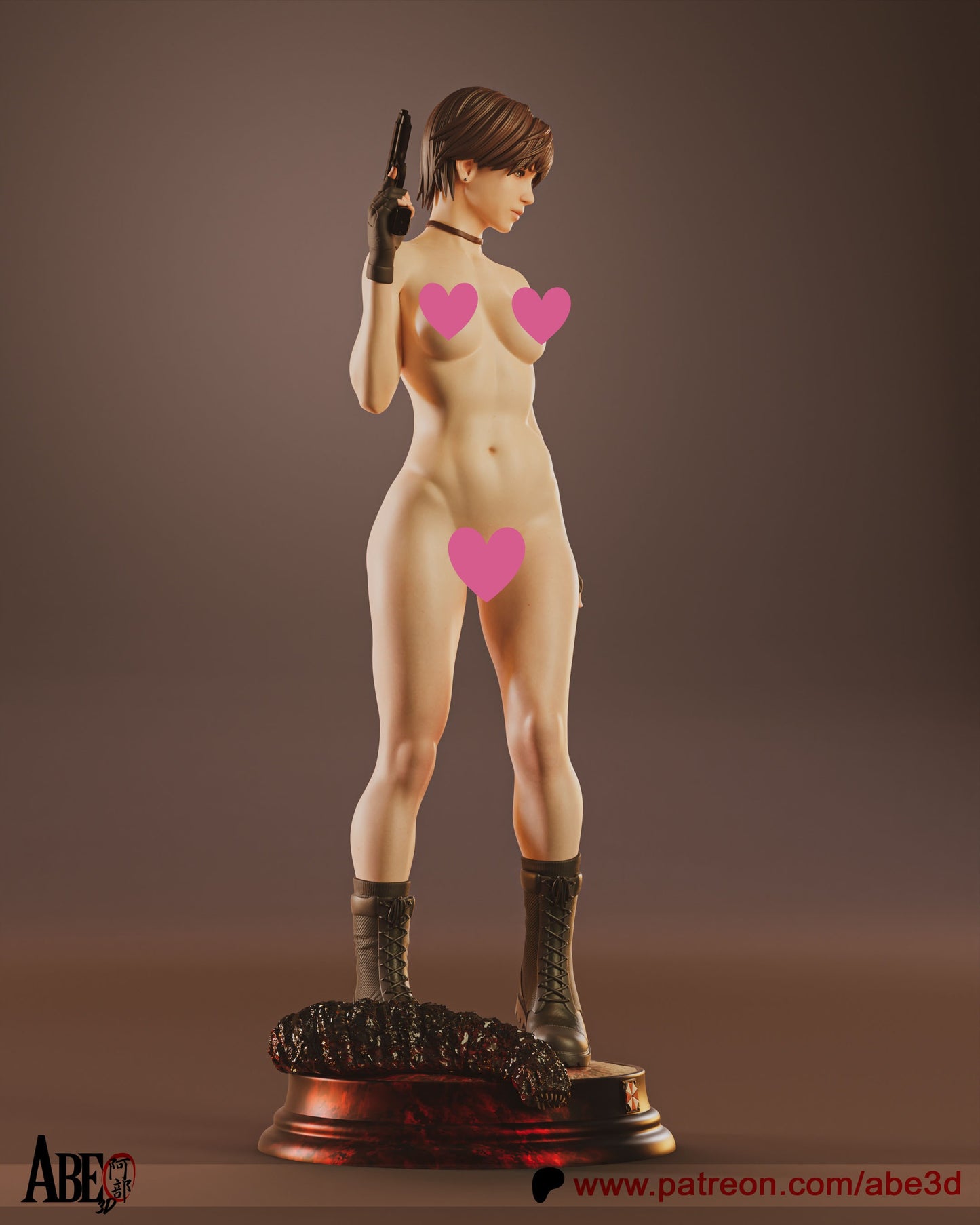 Rebecca Chambers NSFW - (VARIANT PARTS INCLUDED) Unassembled and Unpainted Garage Kit - Model Designed by Abd3D