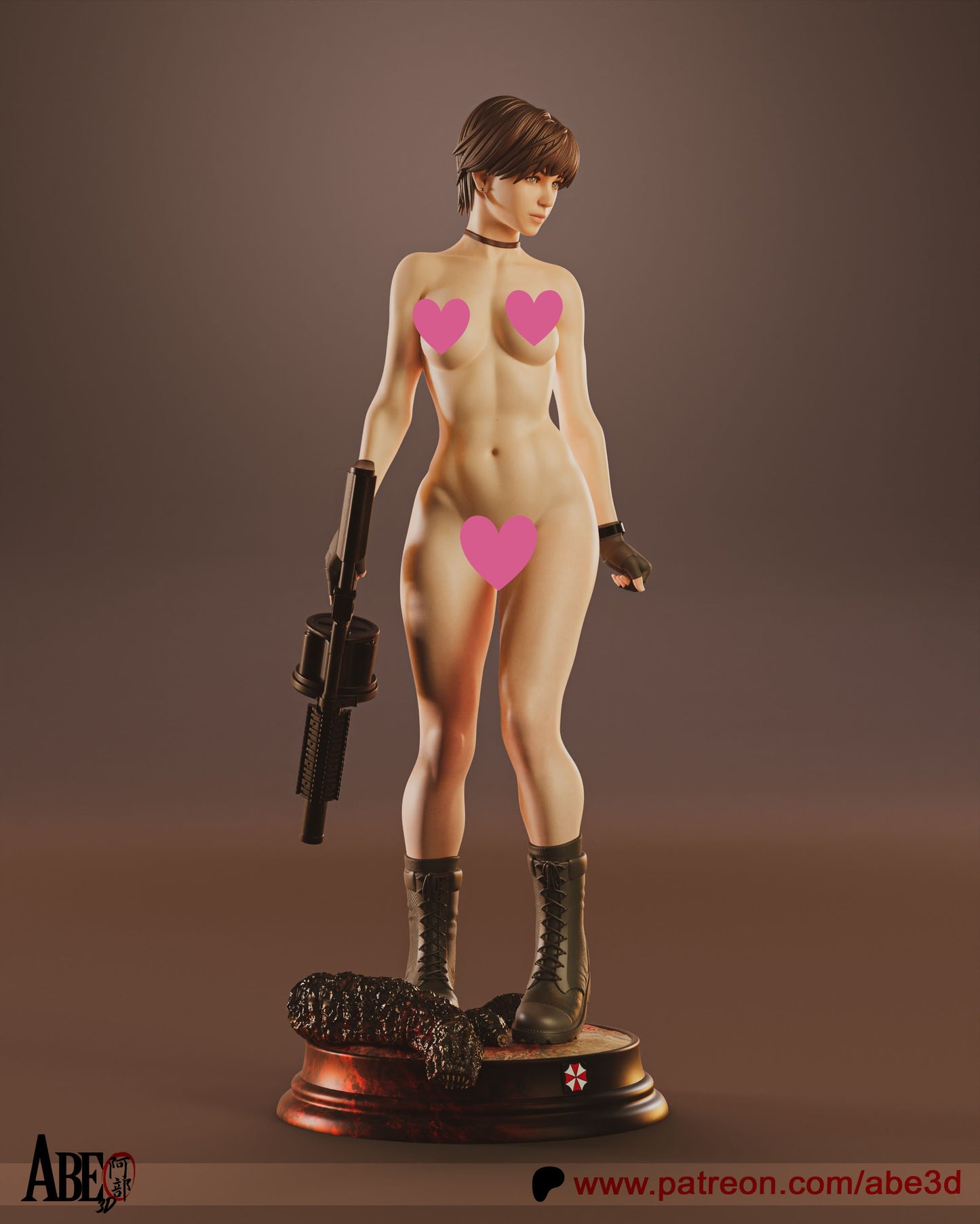 Rebecca Chambers NSFW - (VARIANT PARTS INCLUDED) Unassembled and Unpainted Garage Kit - Model Designed by Abd3D