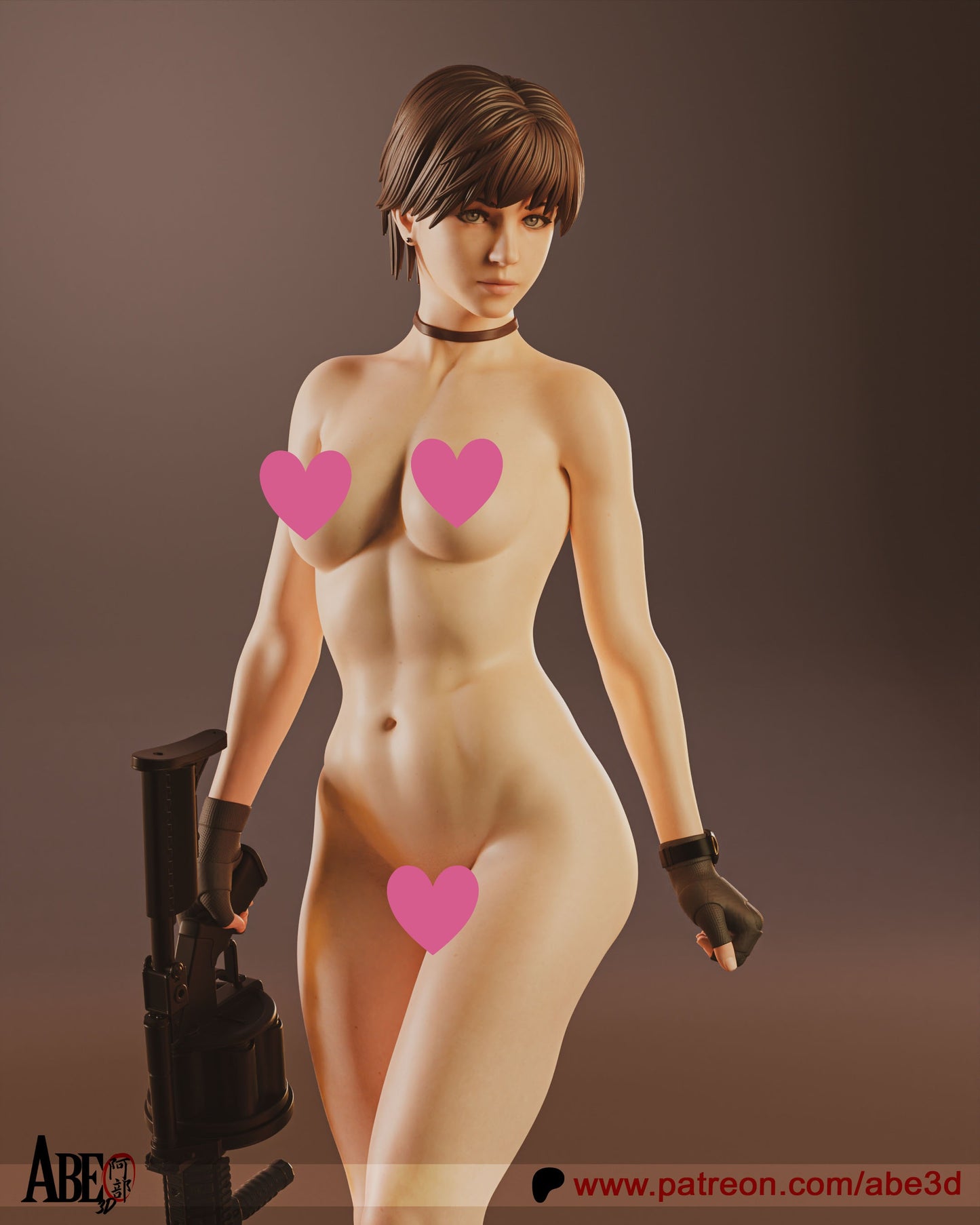 Rebecca Chambers NSFW - (VARIANT PARTS INCLUDED) Unassembled and Unpainted Garage Kit - Model Designed by Abd3D