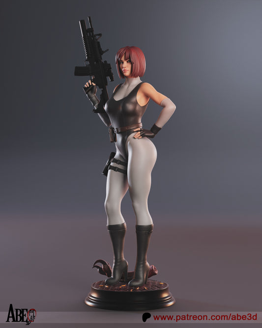 Regina (VARIANT PARTS INCLUDED) - Unassembled and Unpainted Garage Kit - Model Designed by Abe3D