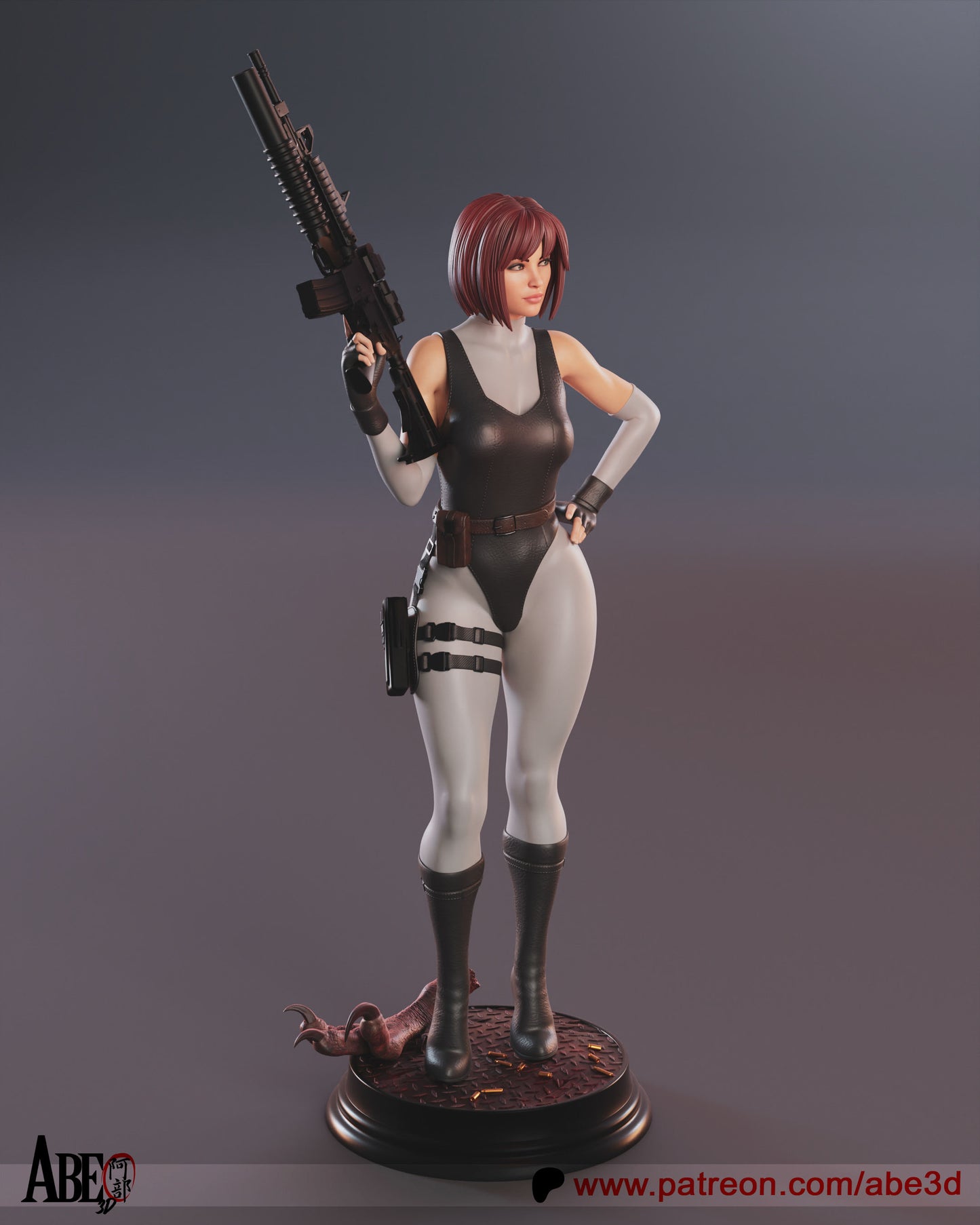 Regina (VARIANT PARTS INCLUDED) - Unassembled and Unpainted Garage Kit - Model Designed by Abe3D
