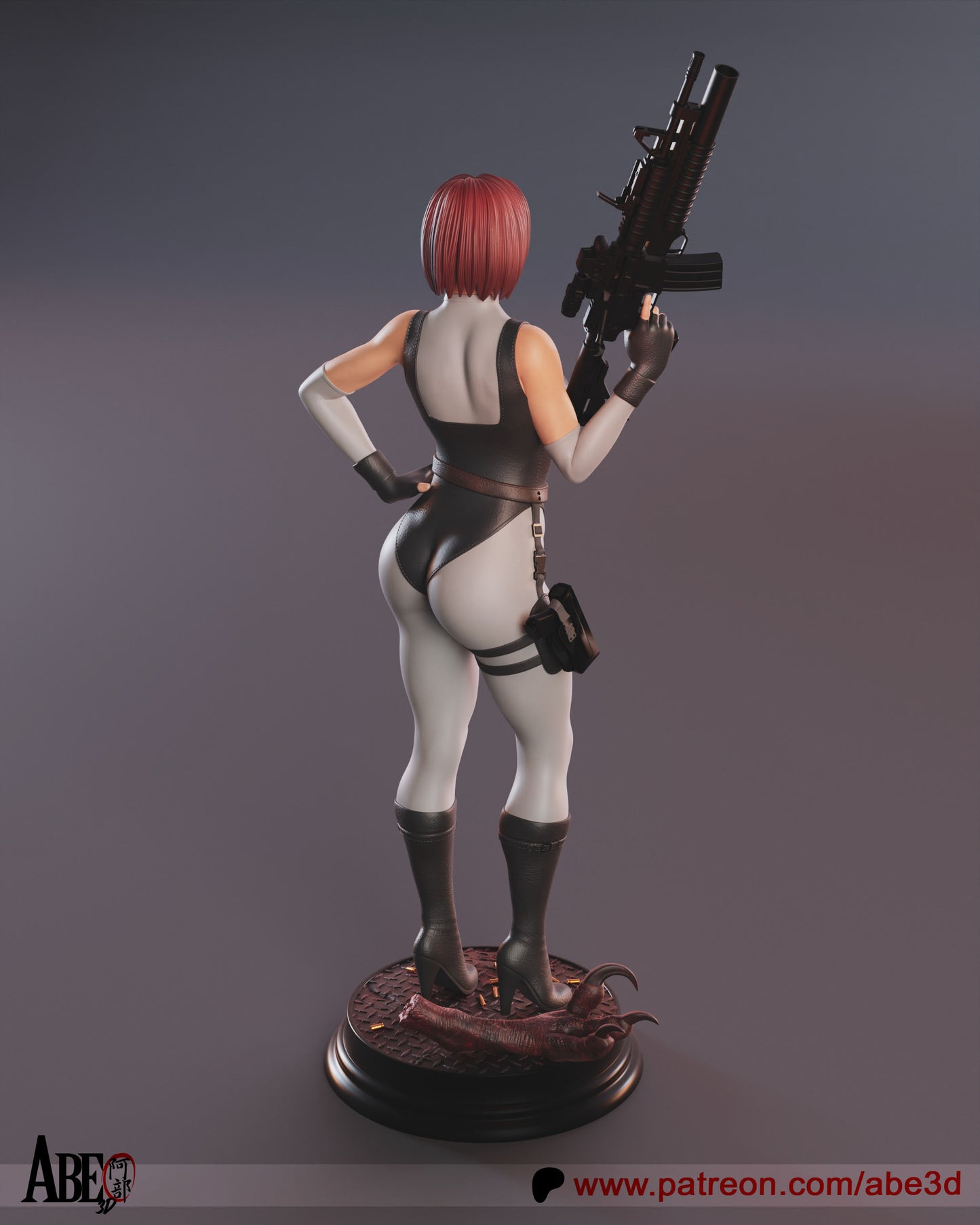 Regina (VARIANT PARTS INCLUDED) - Unassembled and Unpainted Garage Kit - Model Designed by Abe3D