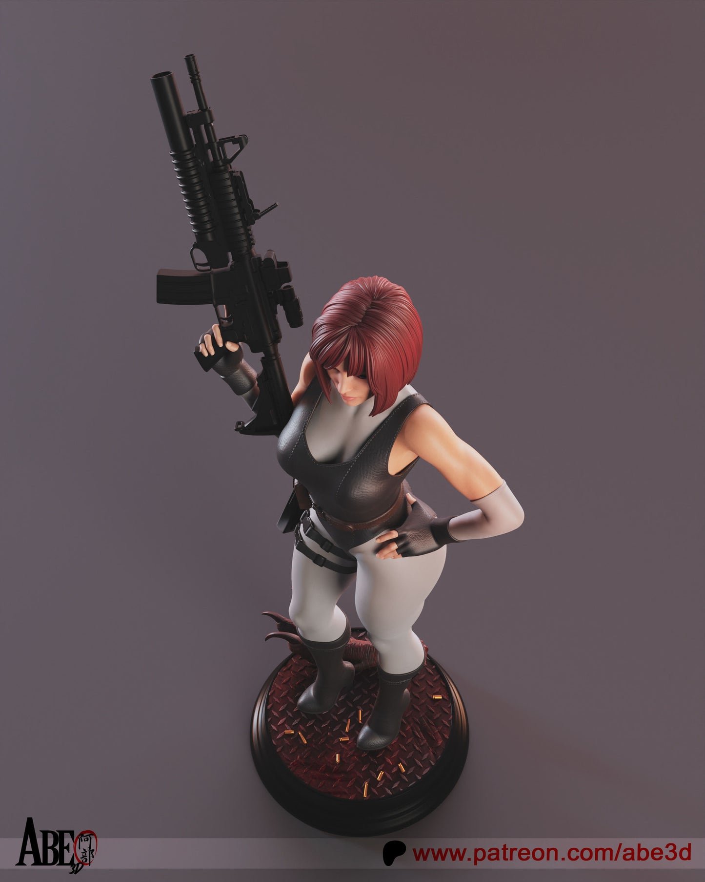 Regina (VARIANT PARTS INCLUDED) - Unassembled and Unpainted Garage Kit - Model Designed by Abe3D