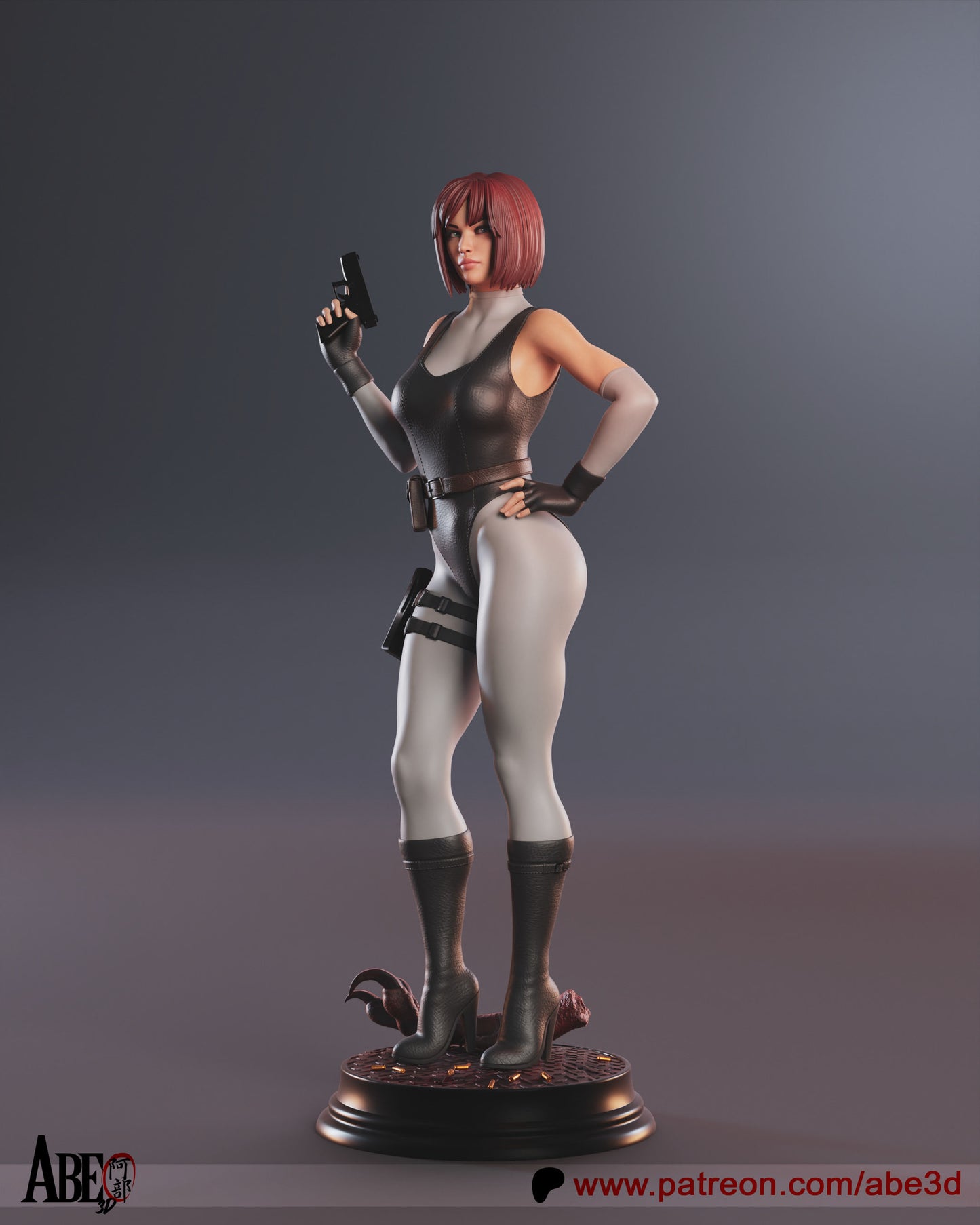 Regina (VARIANT PARTS INCLUDED) - Unassembled and Unpainted Garage Kit - Model Designed by Abe3D
