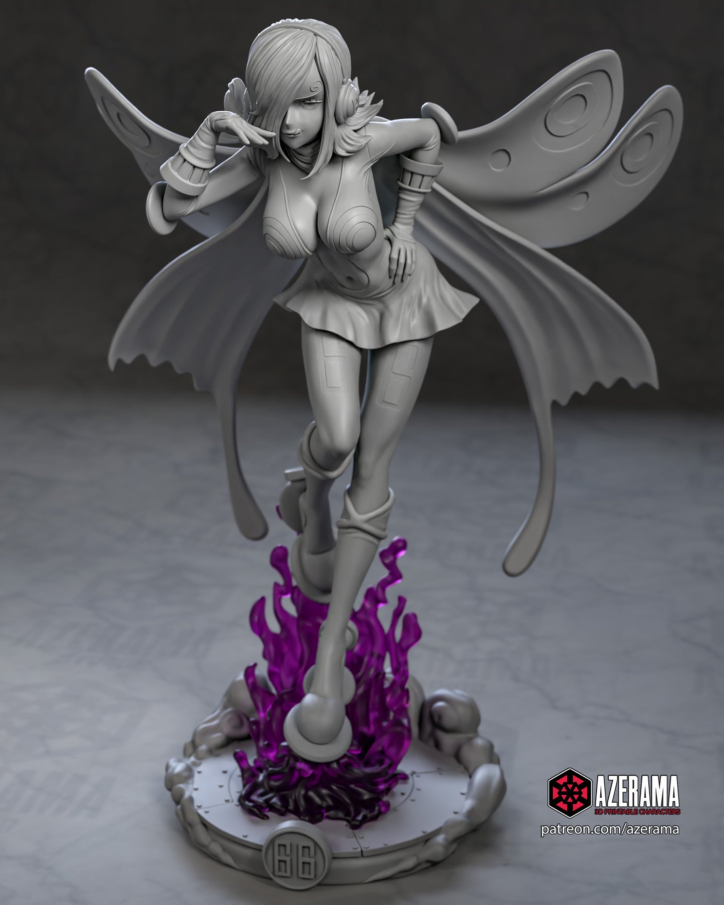 Reiju - Unassembled and Unpainted Garage Kit - Model Designed by Azerama
