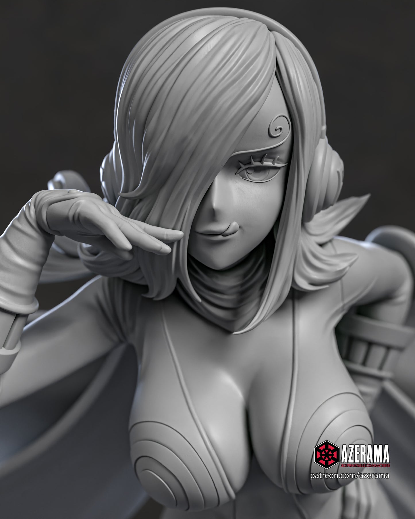 Reiju - Unassembled and Unpainted Garage Kit - Model Designed by Azerama