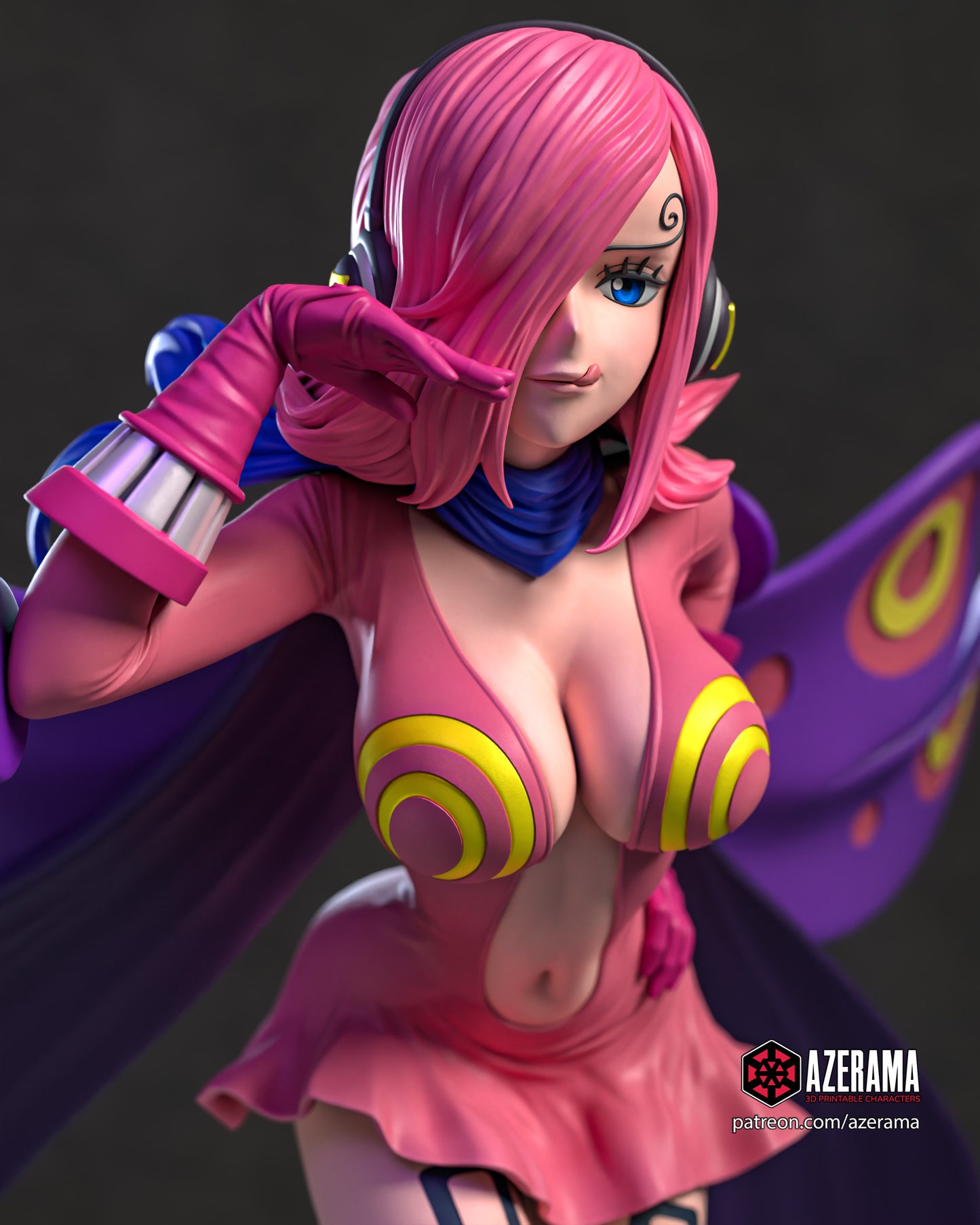 Reiju - Unassembled and Unpainted Garage Kit - Model Designed by Azerama