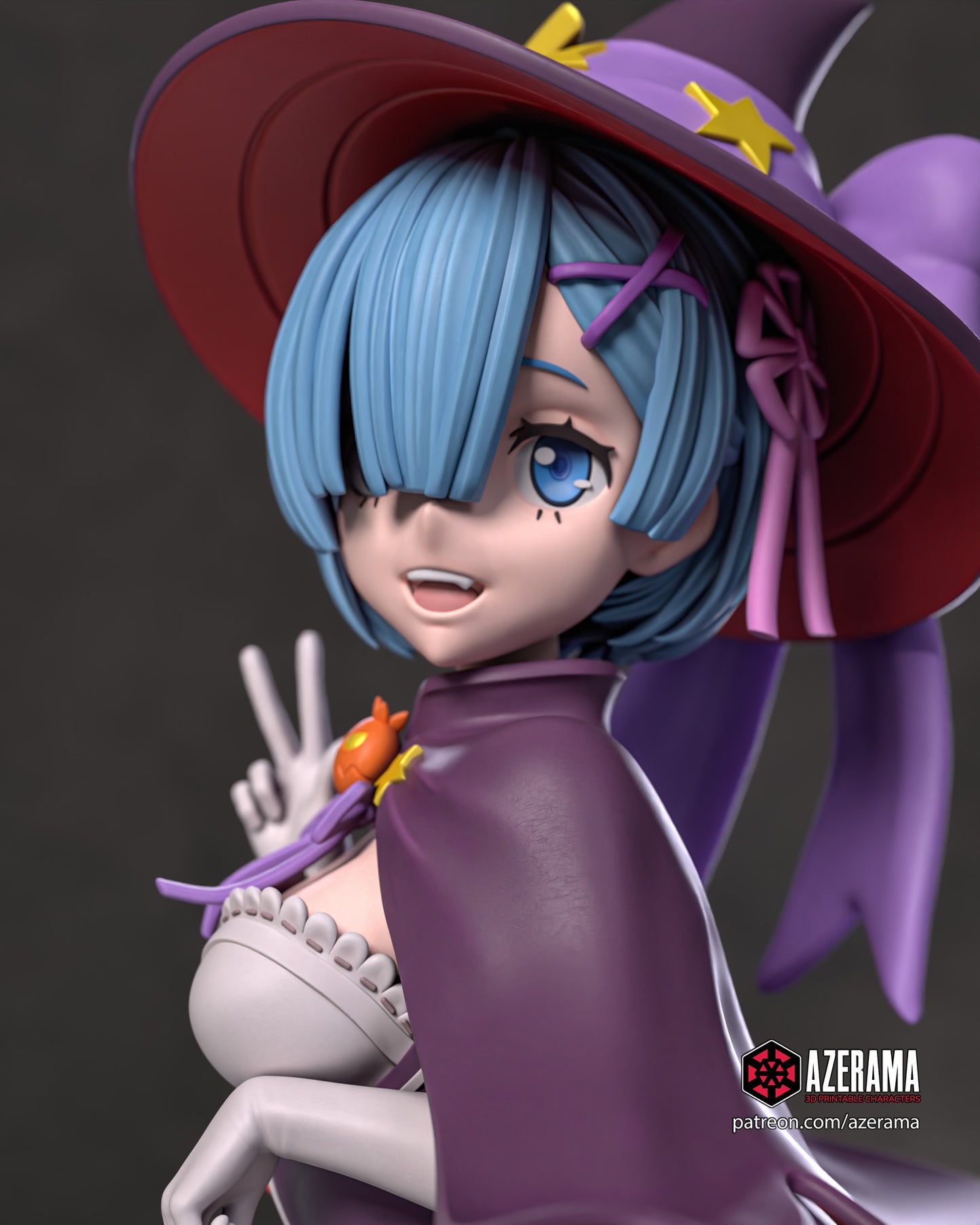 Spooky Rem - Unassembled and Unpainted Garage Kit - Model Designed by Azerama
