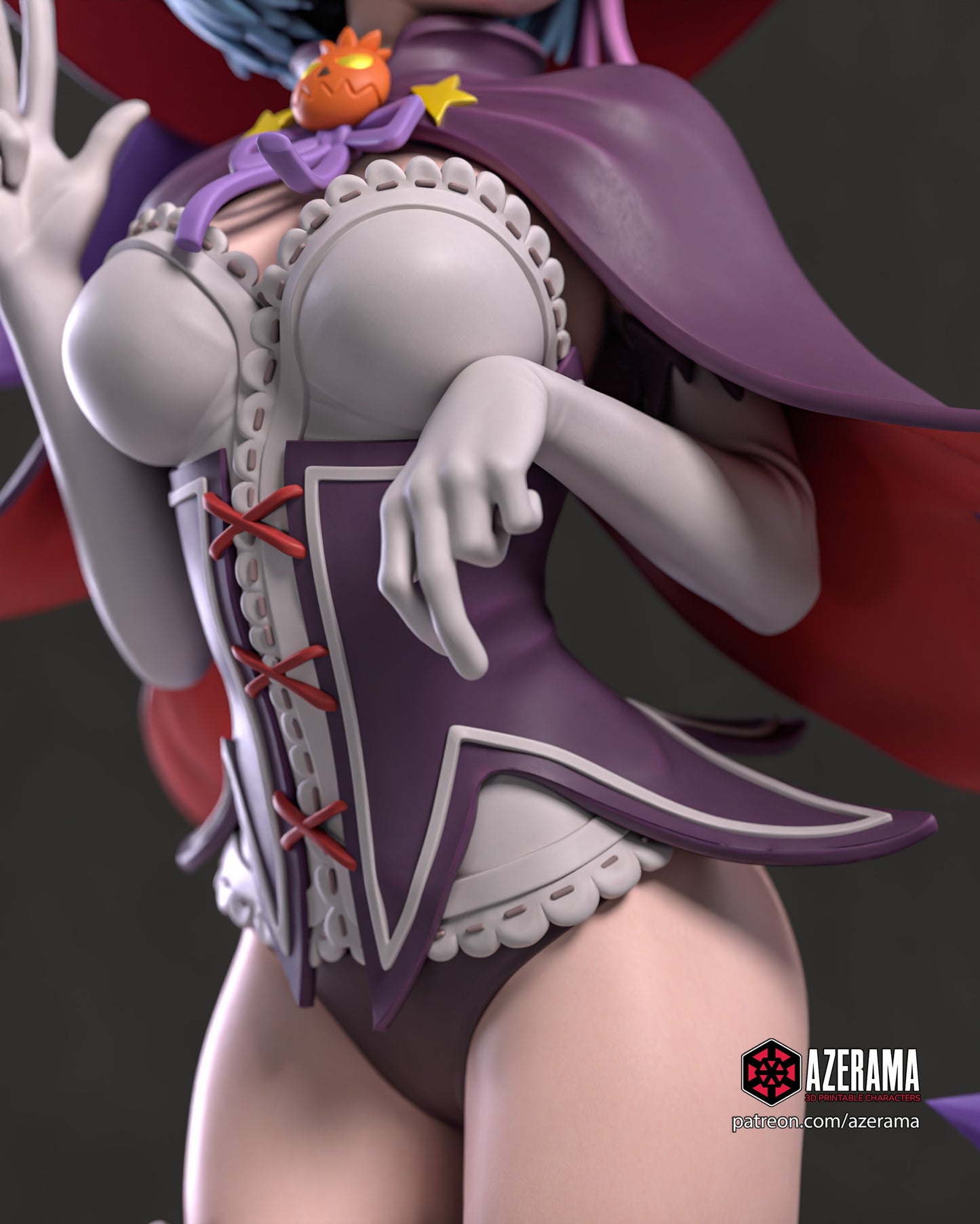 Spooky Rem - Unassembled and Unpainted Garage Kit - Model Designed by Azerama