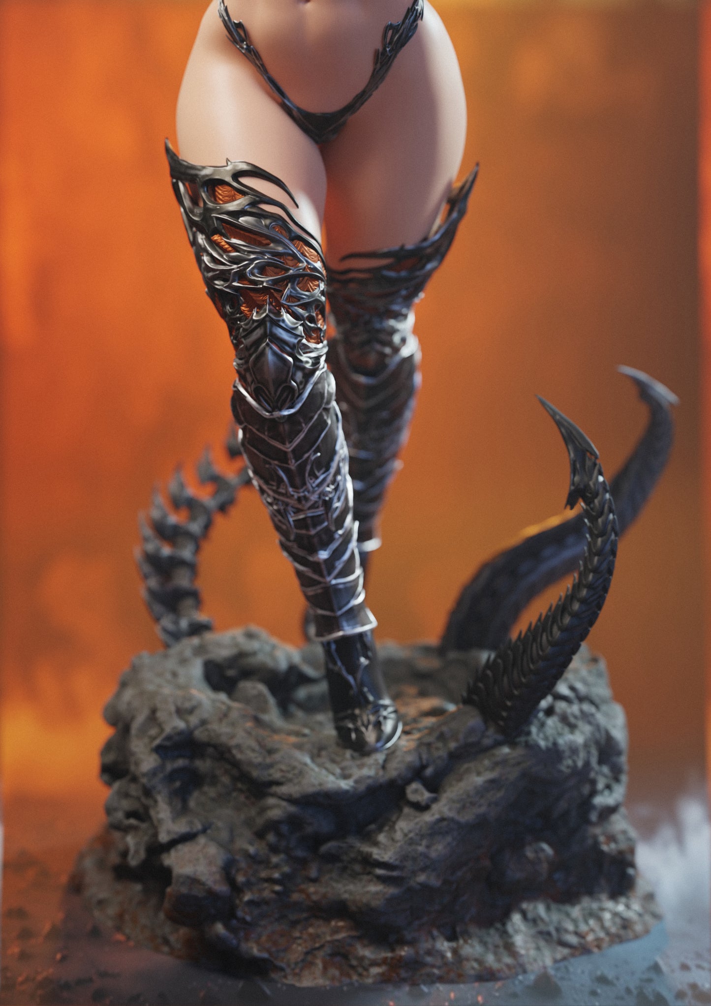 Witch Blade NSFW - Unassembled and Unpainted Garage Kit - Model Designed by Abe3D/Marcio