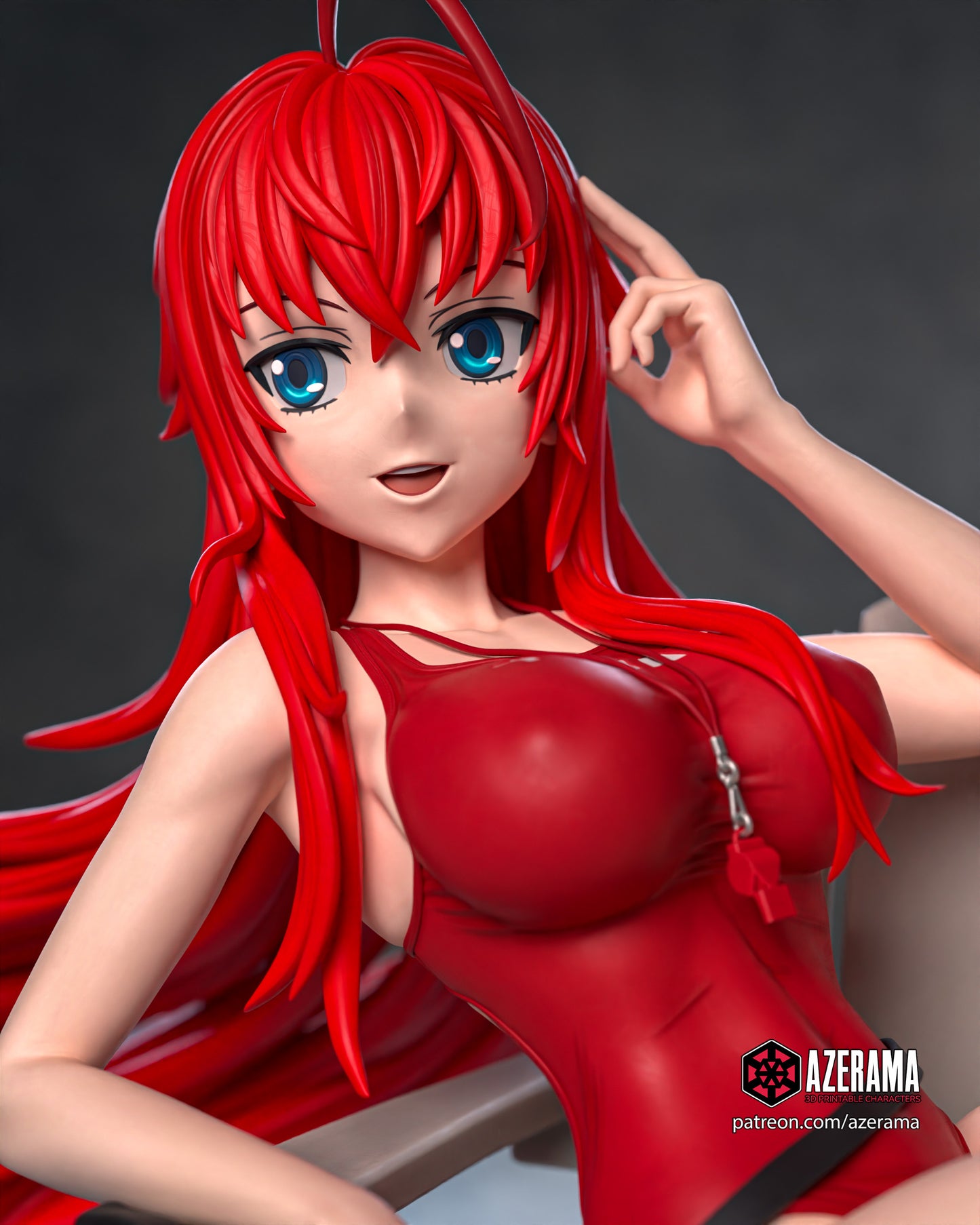 Rias (Lifeguard) - Unassembled and Unpainted Garage Kit - Model Designed by Azerama