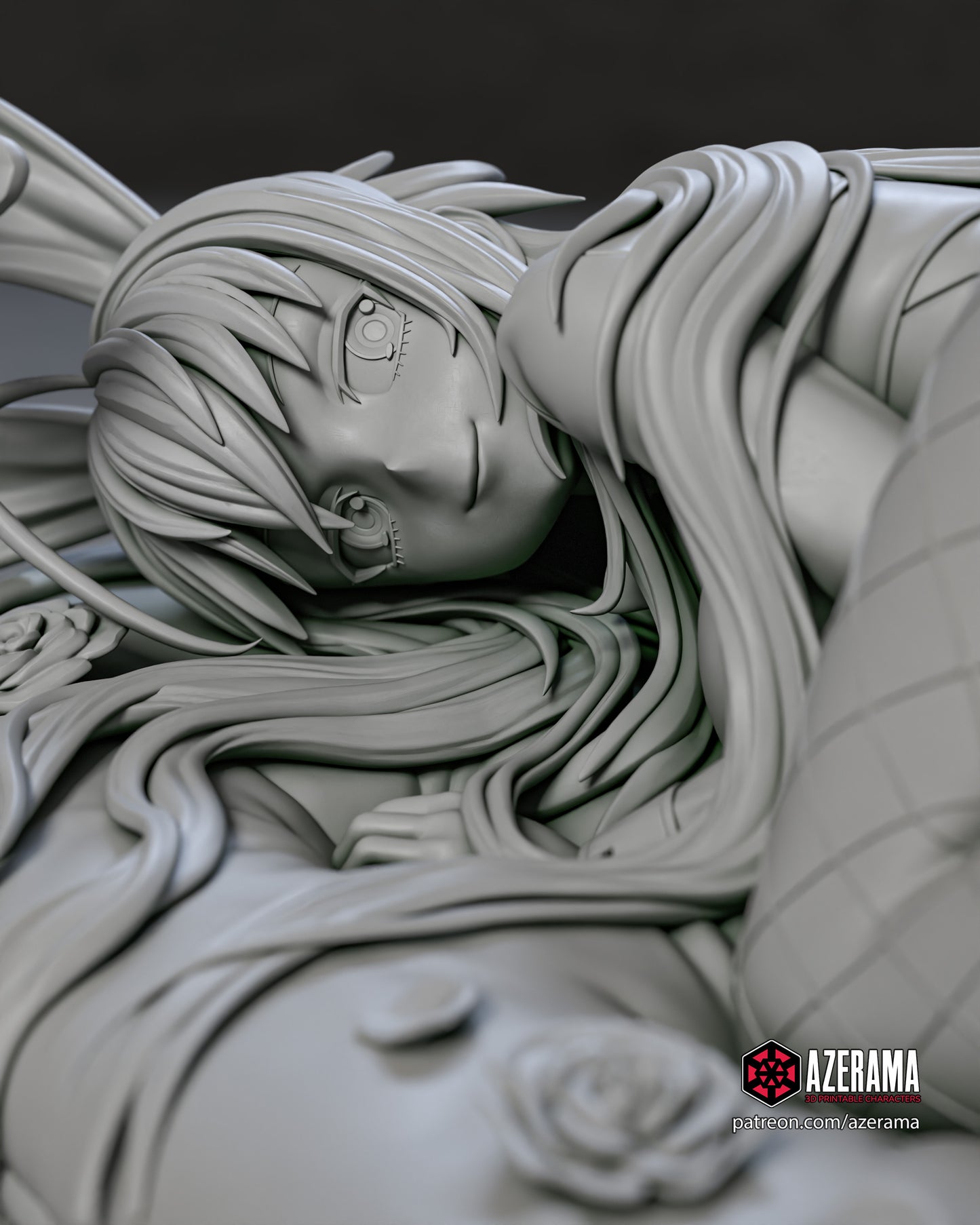 Rias (Bunny Suit) - Unassembled and Unpainted Garage Kit - Model Designed by Azerama