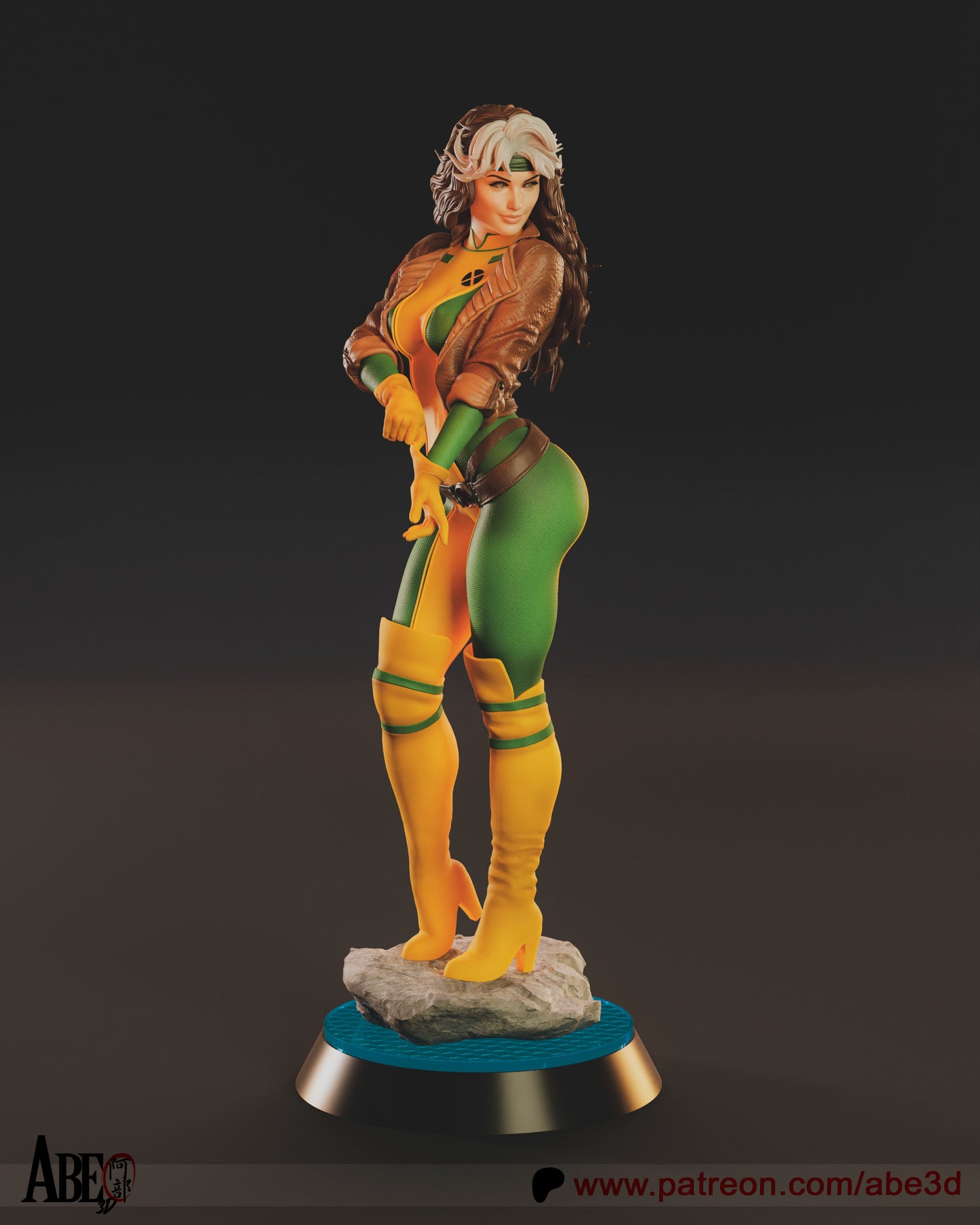 Rogue - Unassembled and Unpainted Garage Kit - Model Designed by Abe3d