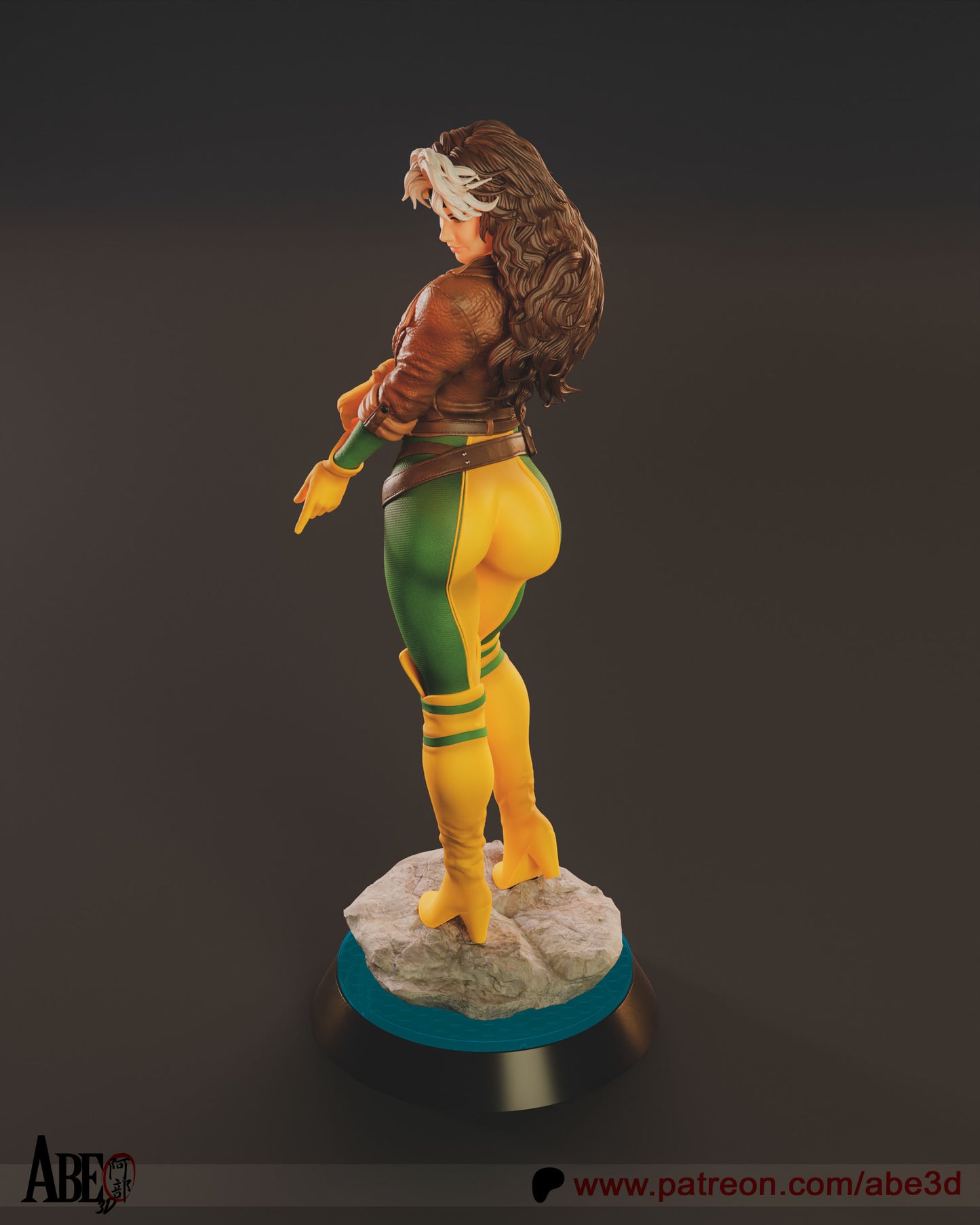 Rogue - Unassembled and Unpainted Garage Kit - Model Designed by Abe3d