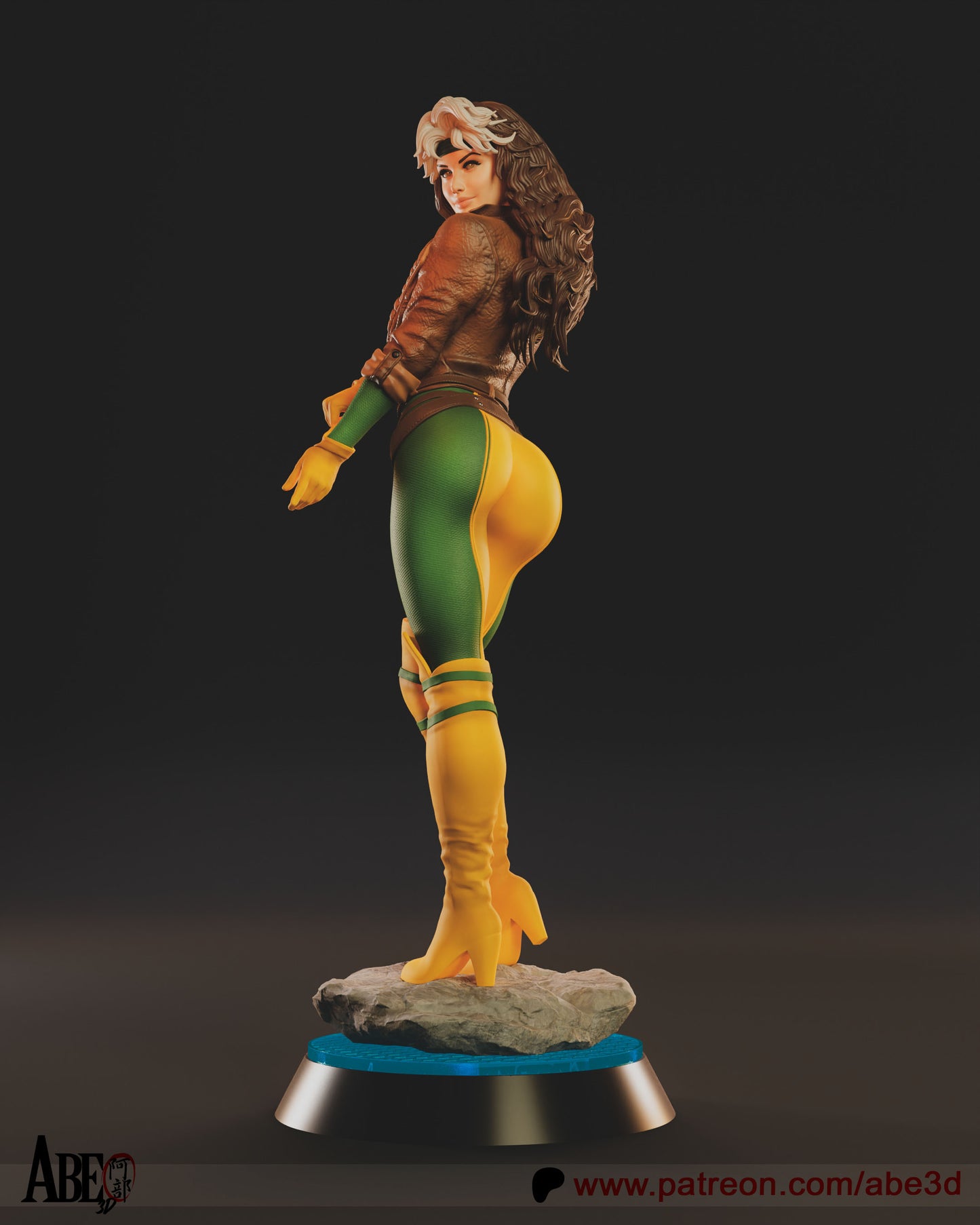 Rogue - Unassembled and Unpainted Garage Kit - Model Designed by Abe3d