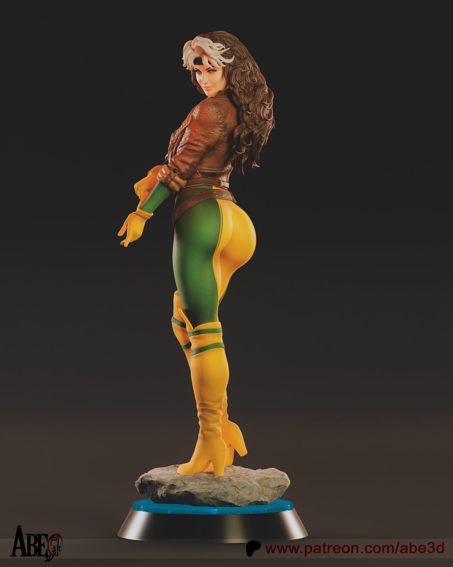 Rogue - Unassembled and Unpainted Garage Kit - Model Designed by Abe3d