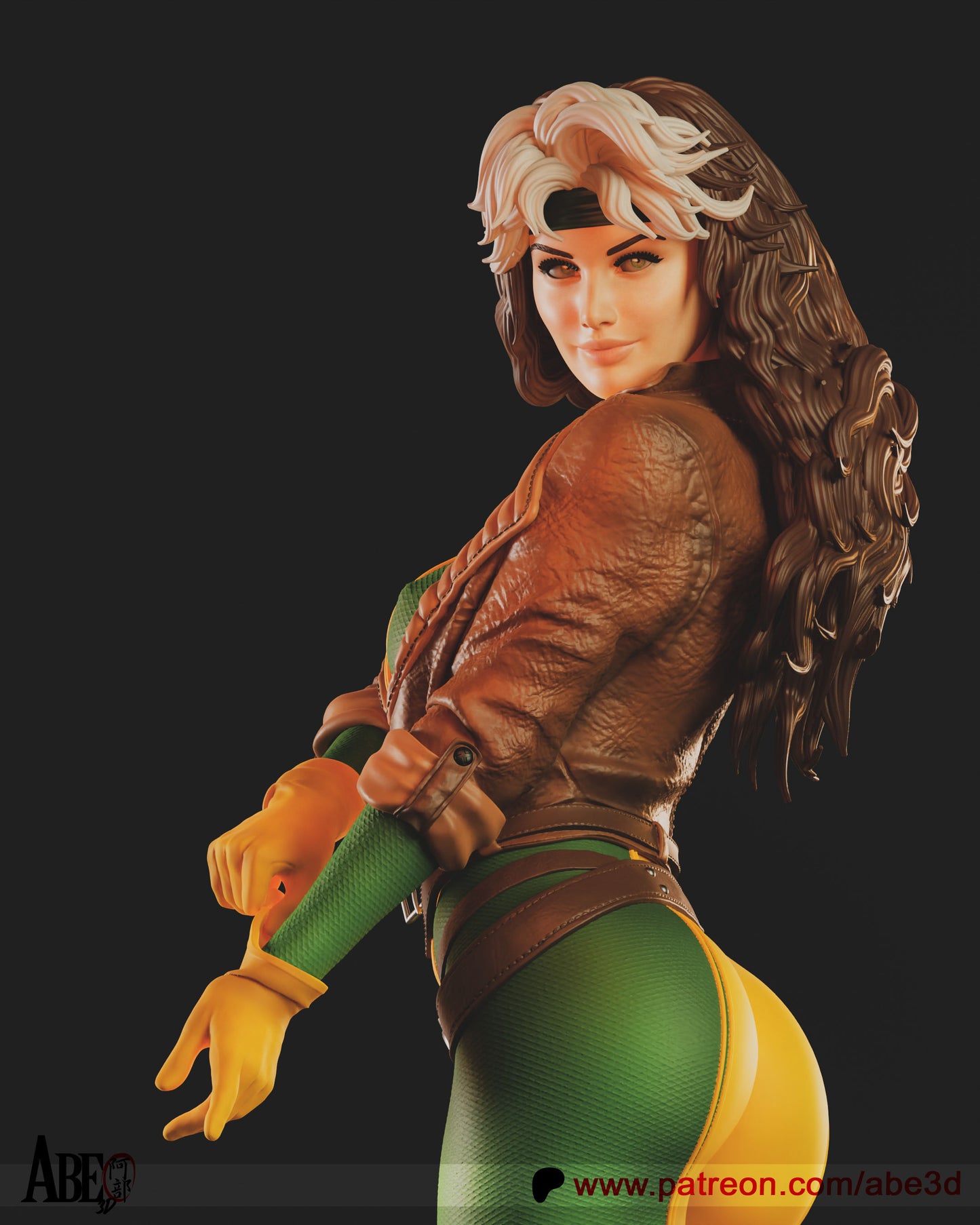 Rogue - Unassembled and Unpainted Garage Kit - Model Designed by Abe3d