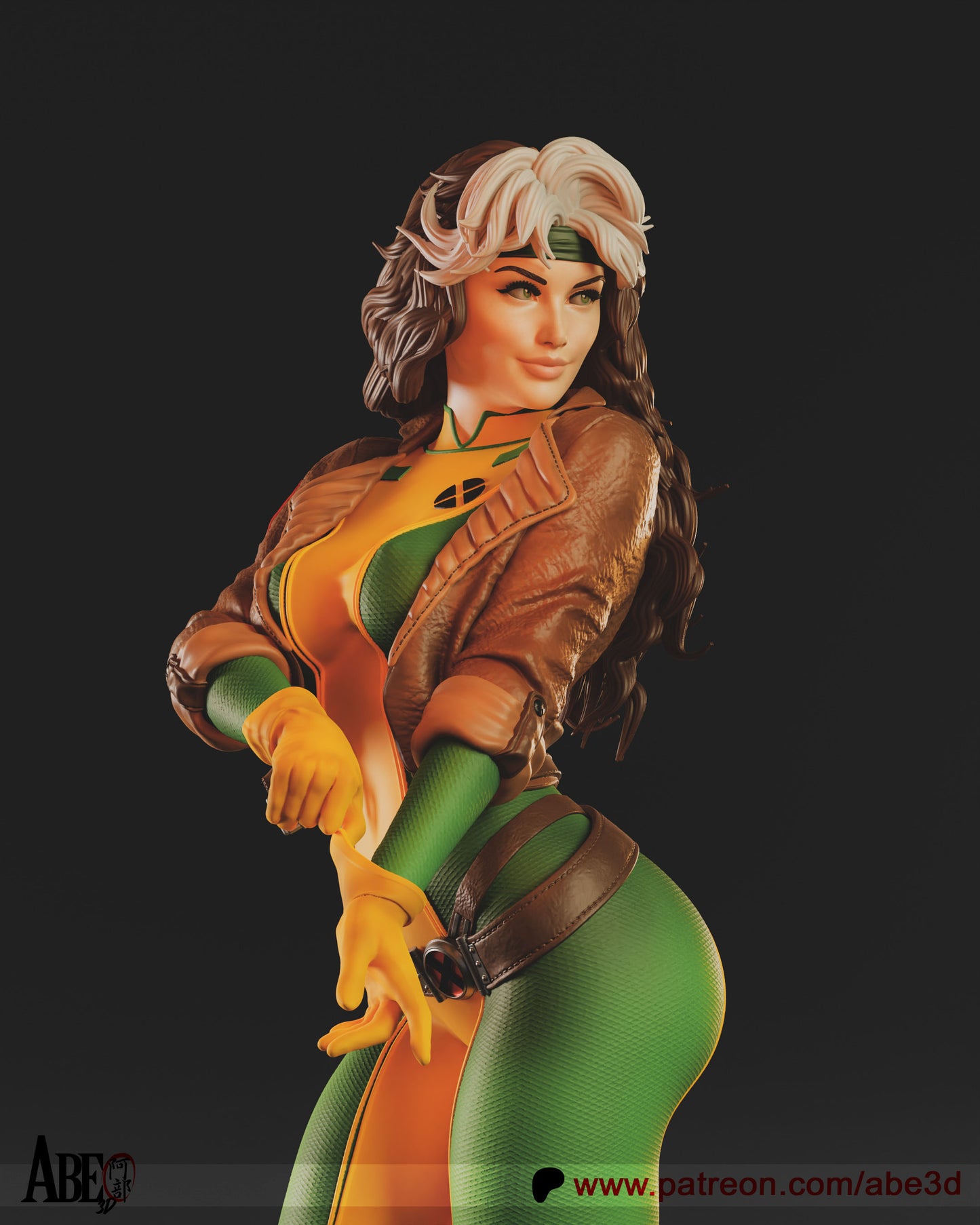 Rogue - Unassembled and Unpainted Garage Kit - Model Designed by Abe3d