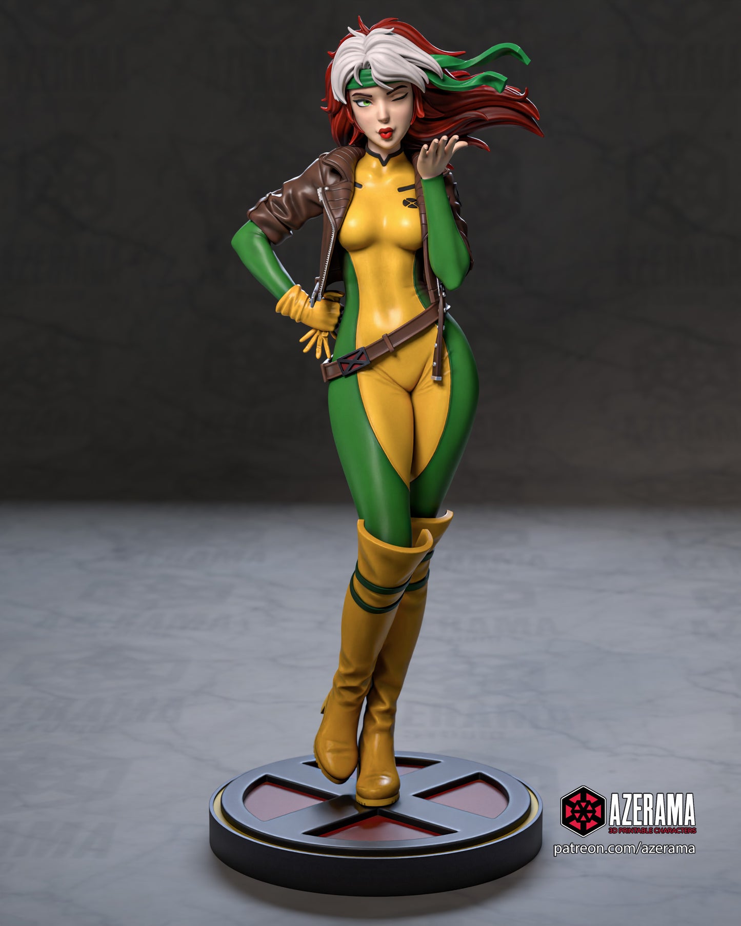 Anime Rogue - Unassembled and Unpainted Garage Kit - Model Designed by Azerama