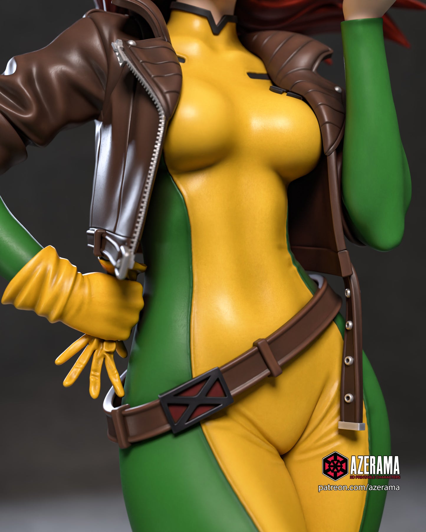 Anime Rogue - Unassembled and Unpainted Garage Kit - Model Designed by Azerama