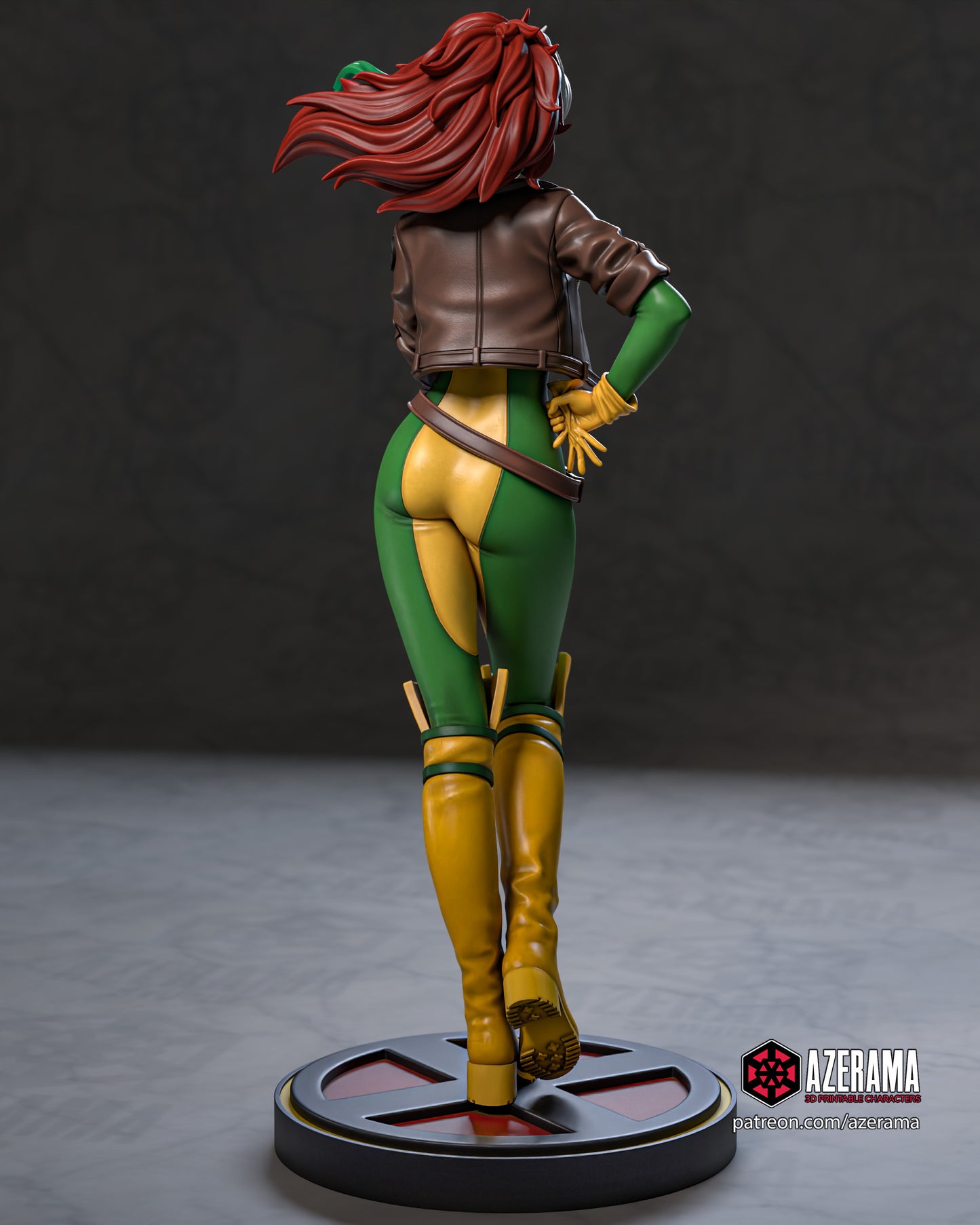 Anime Rogue - Unassembled and Unpainted Garage Kit - Model Designed by Azerama